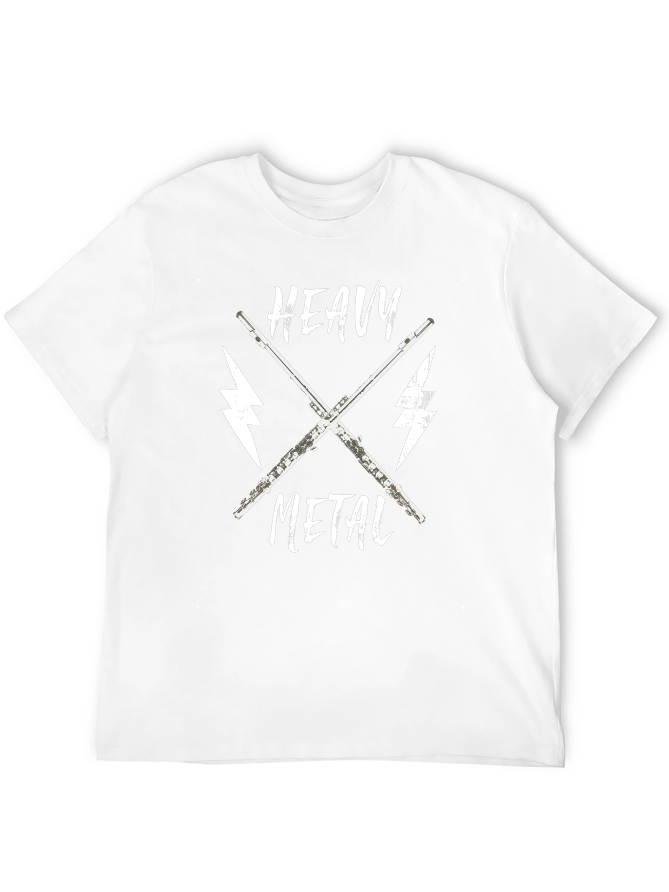 Heavy Metal Flute T-Shirt - Musician Gift