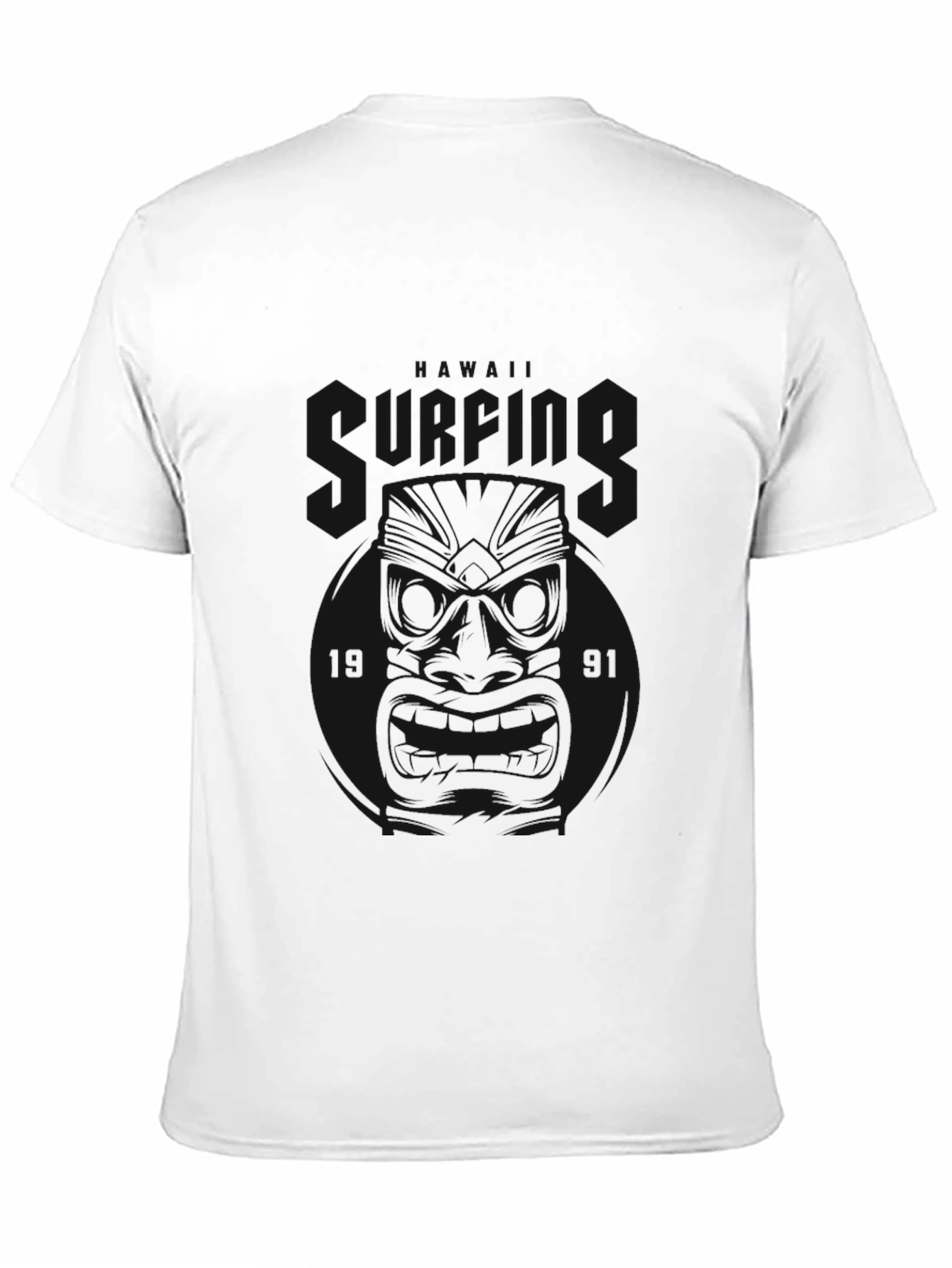 Mens Black Graphic Print Crew Neck T-Shirt