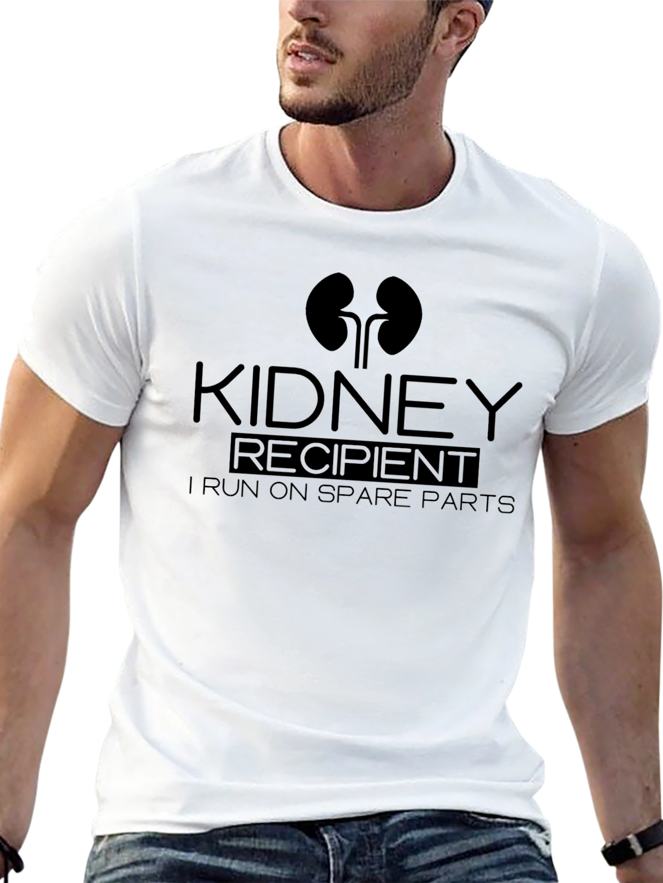 Kidney Recipient Black T-Shirt
