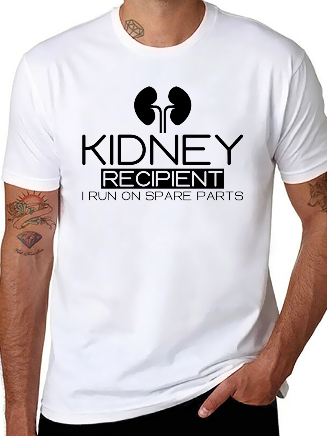 Kidney Recipient Black T-Shirt