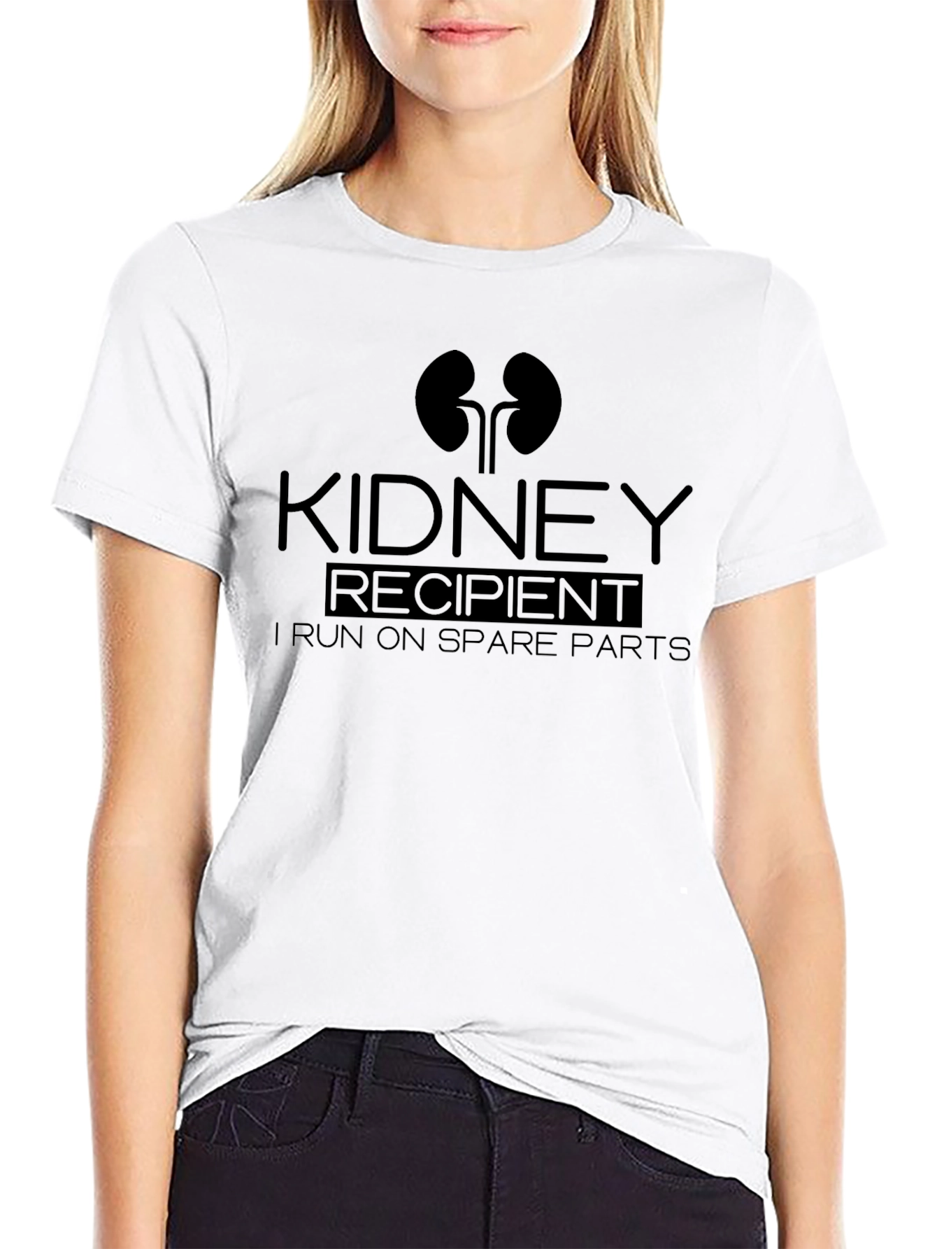 Kidney Recipient Black T-Shirt