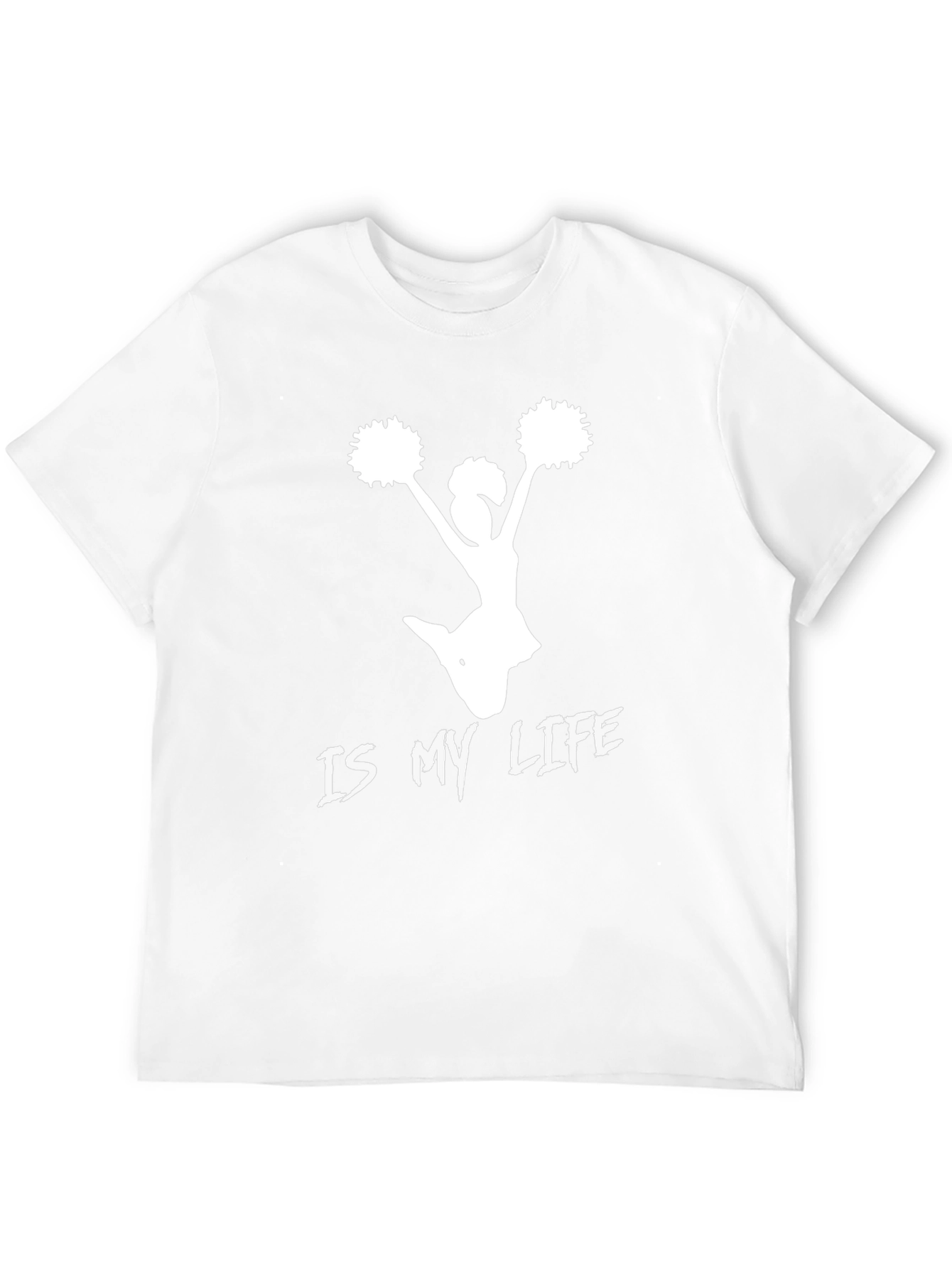 Cheerleader Is My Life T-Shirt - Black
