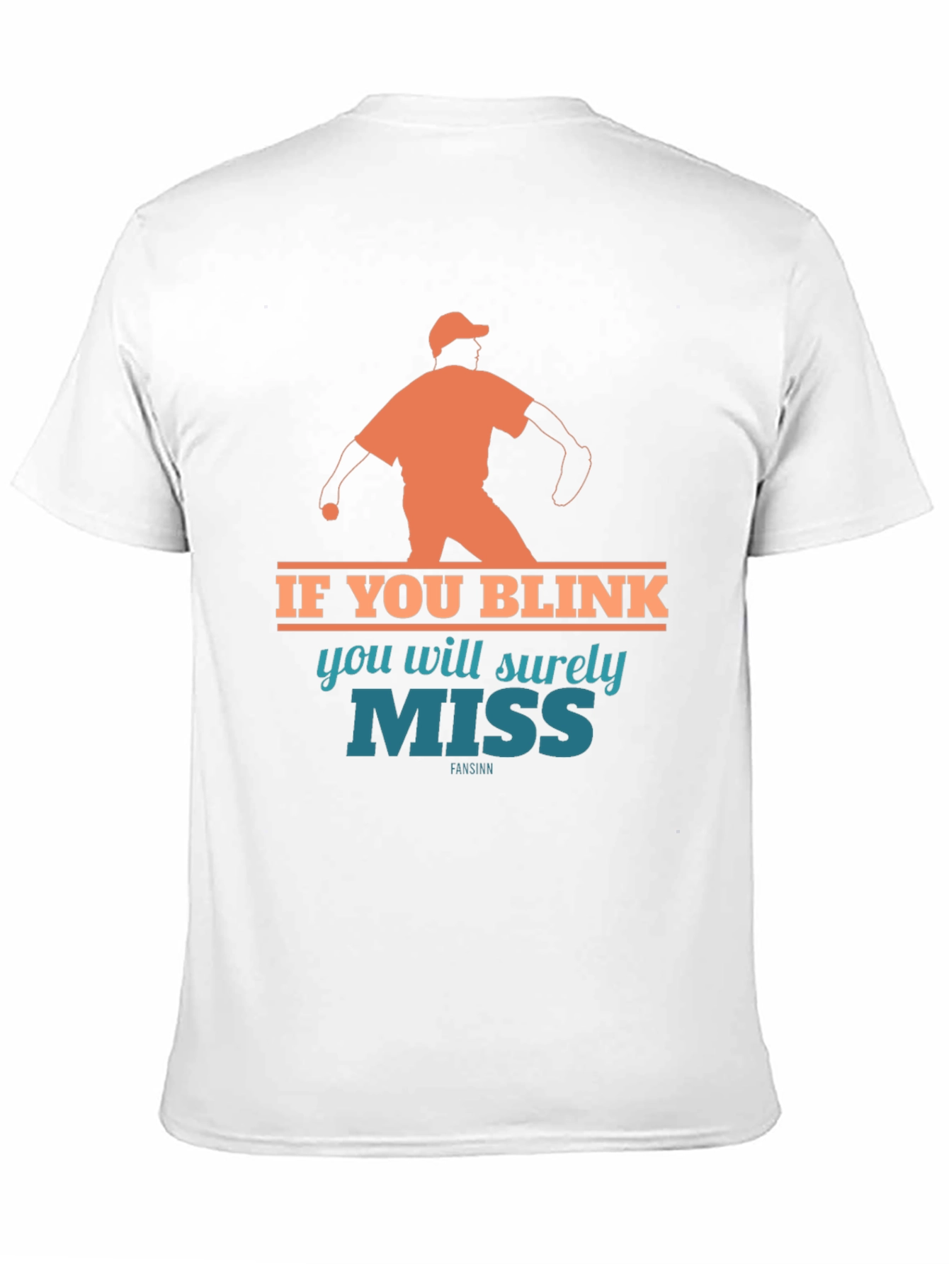 If You Blink Youll Miss It Baseball T-Shirt
