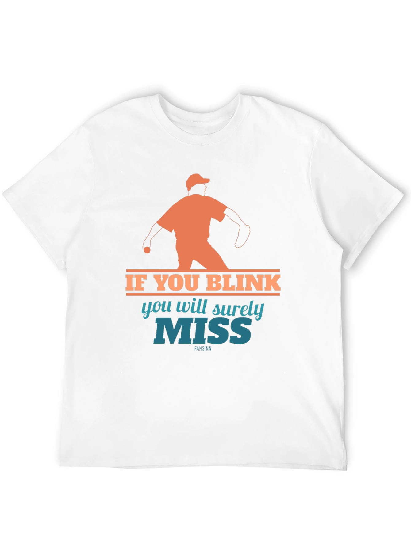 If You Blink Youll Miss It Baseball T-Shirt