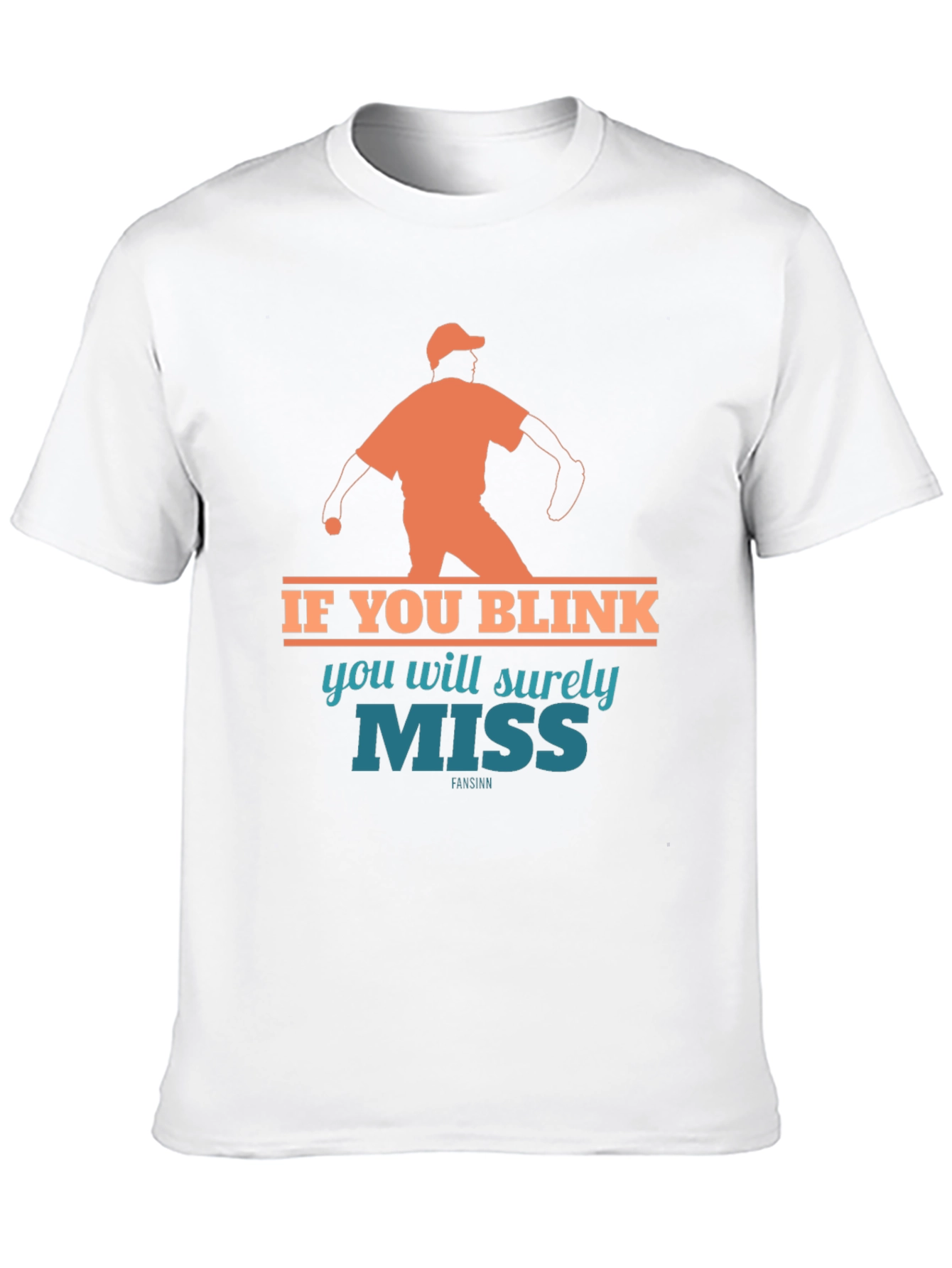 If You Blink Youll Miss It Baseball T-Shirt