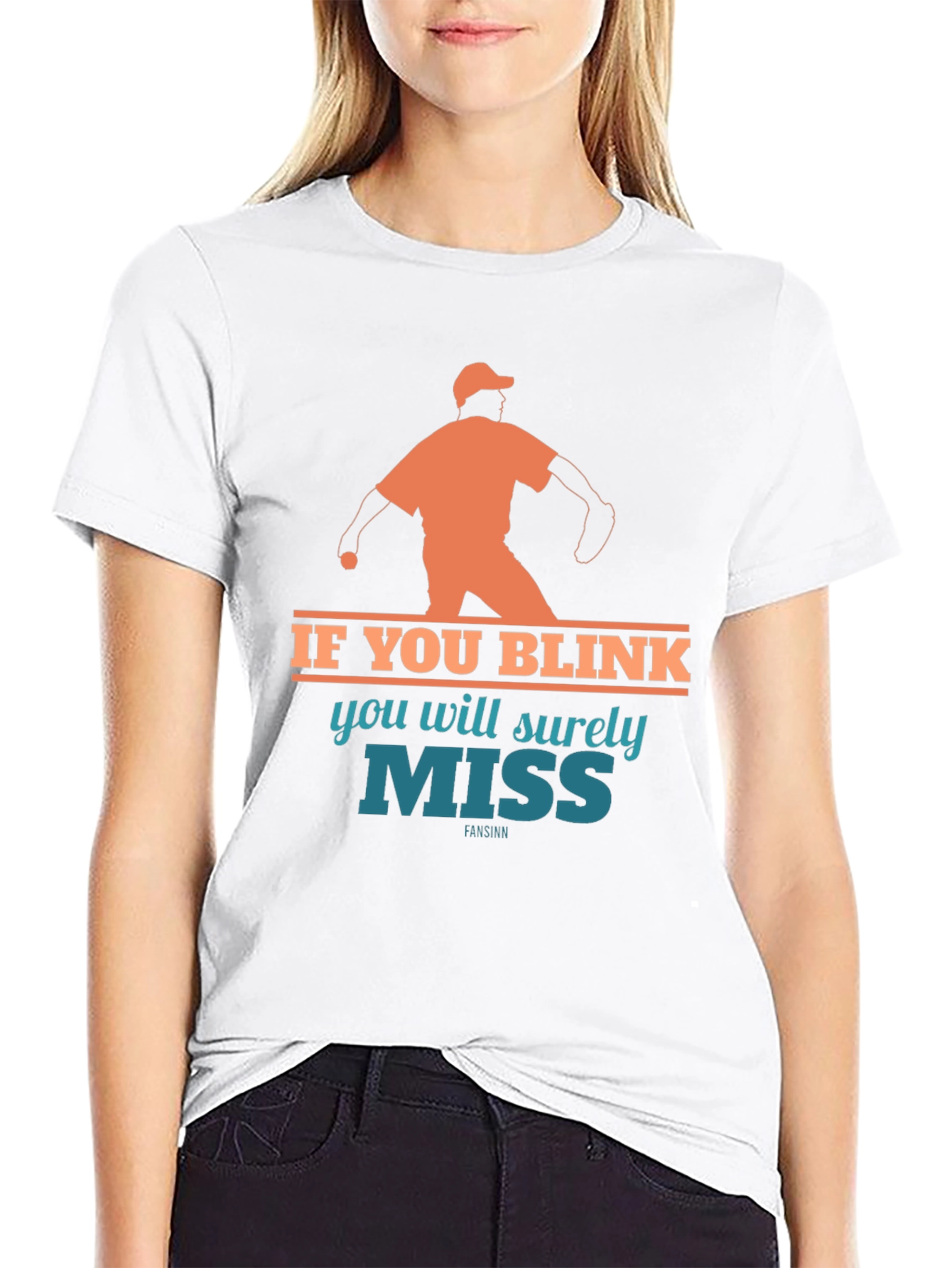 If You Blink Youll Miss It Baseball T-Shirt