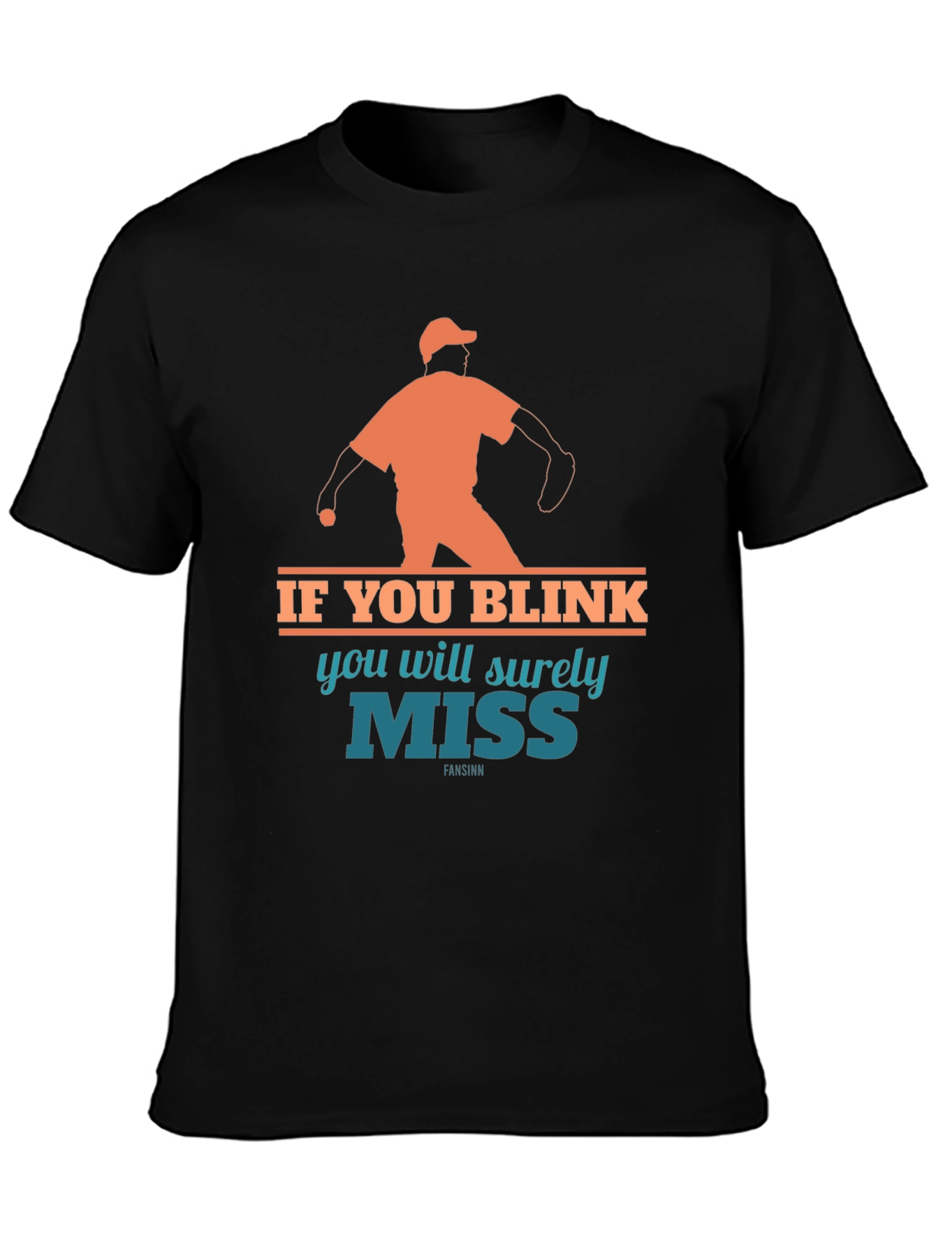 If You Blink Youll Miss It Baseball T-Shirt