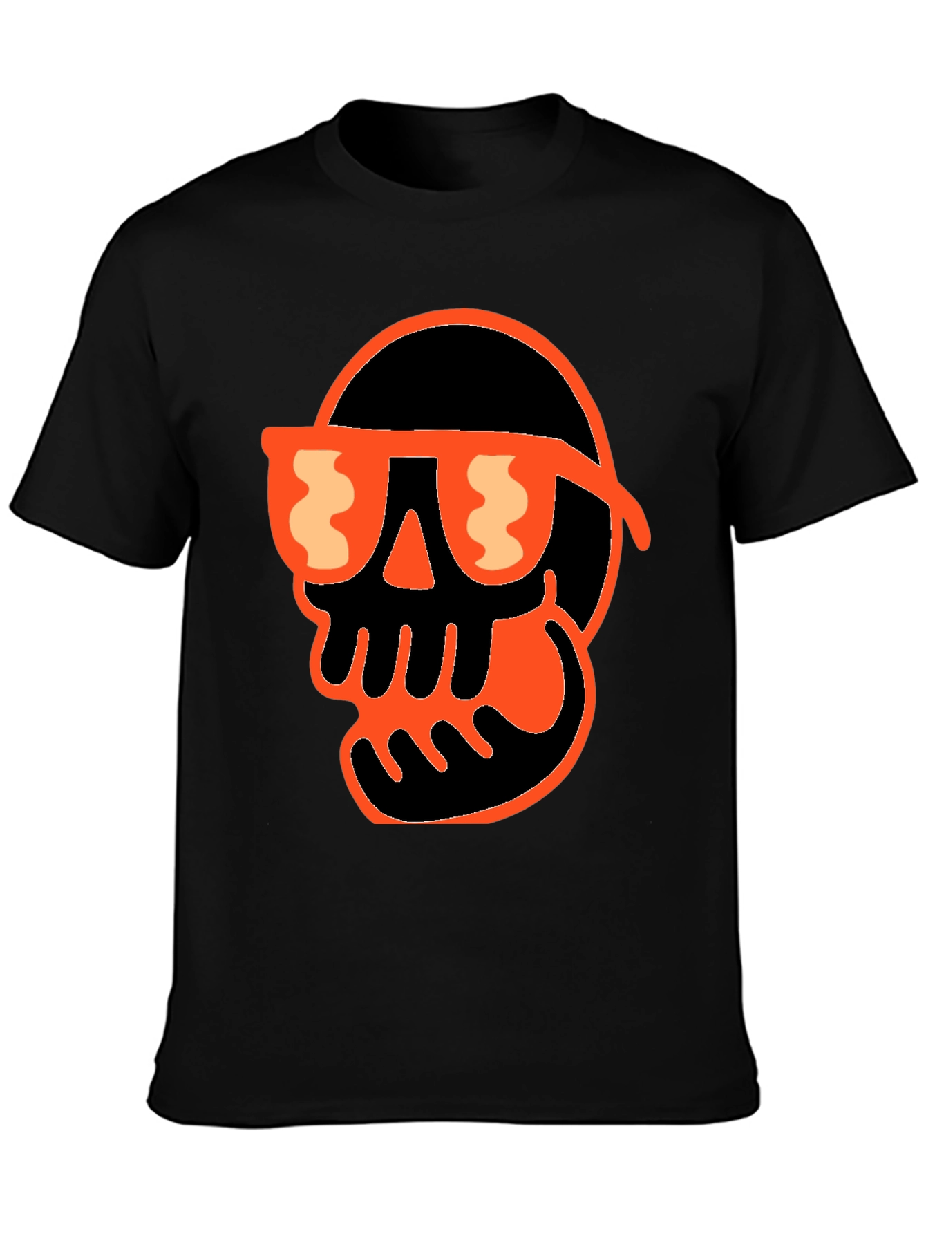 Skull Graphic Tee - Cool & Spooky Style!