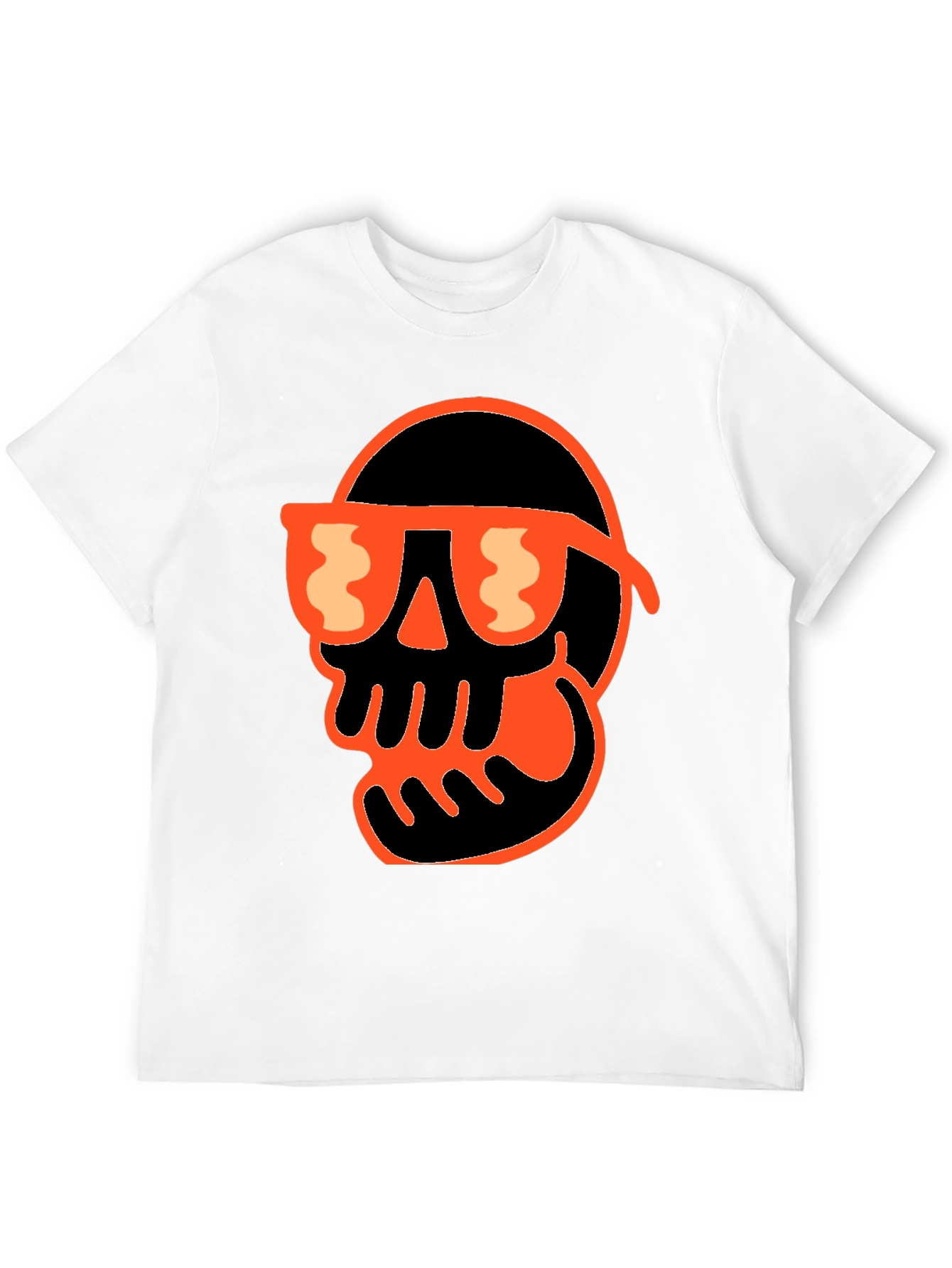 Skull Graphic Tee - Cool & Spooky Style!