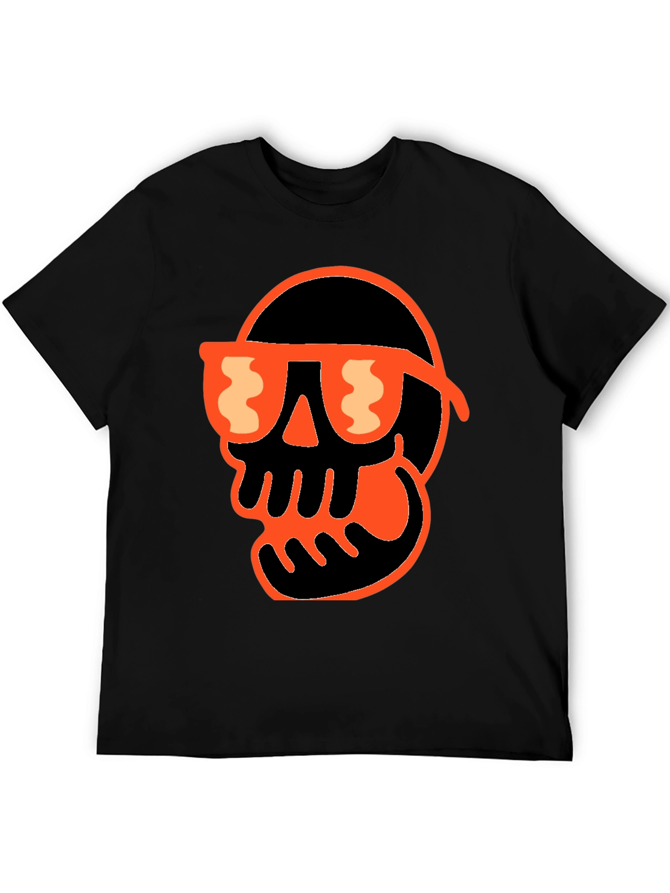 Skull Graphic Tee - Cool & Spooky Style!