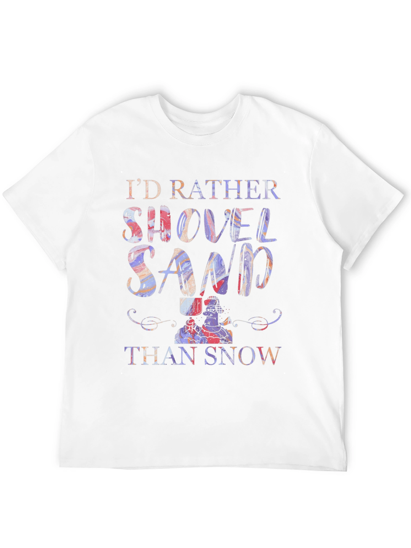 Shovel Sand Graphic T-Shirt