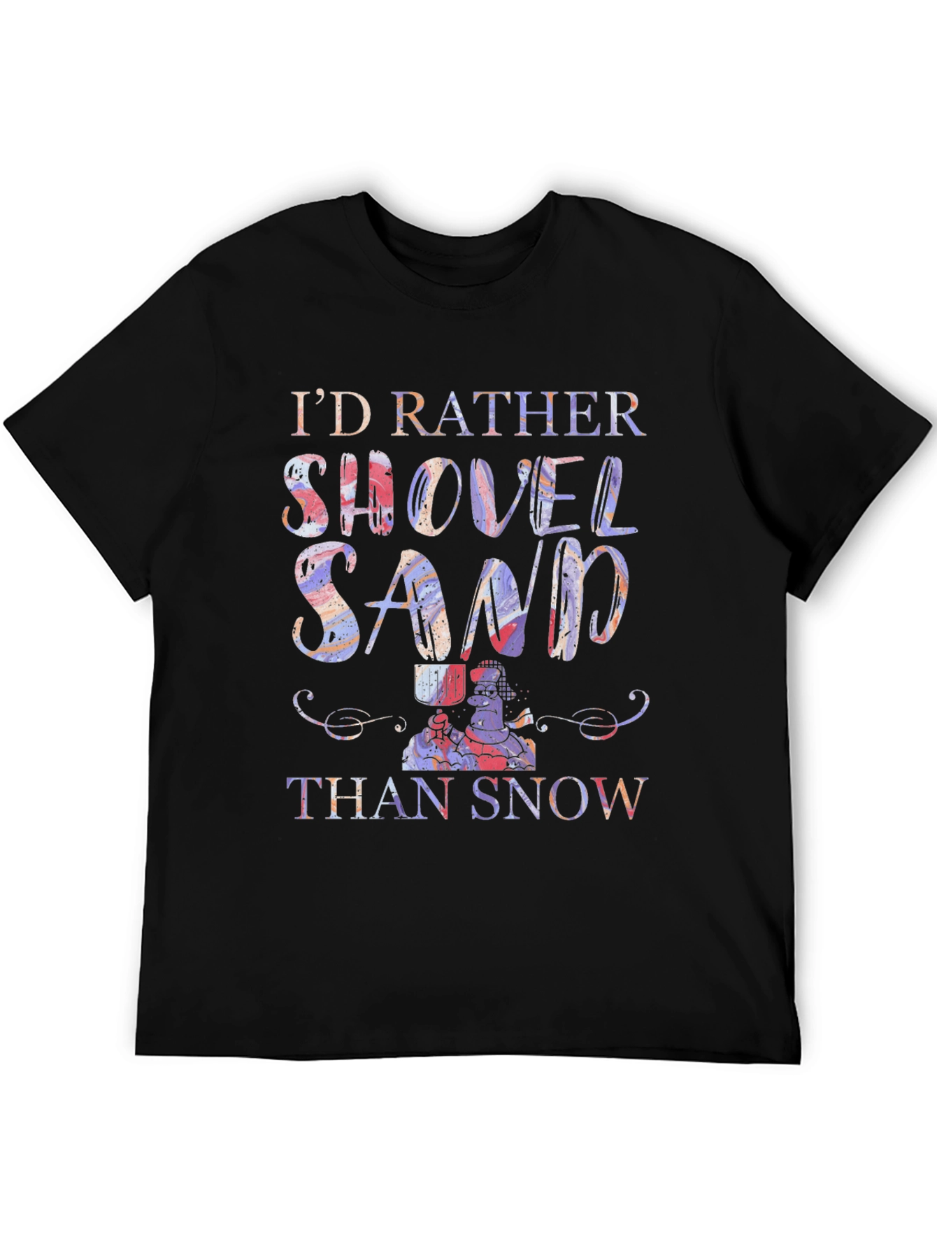 Shovel Sand Graphic T-Shirt