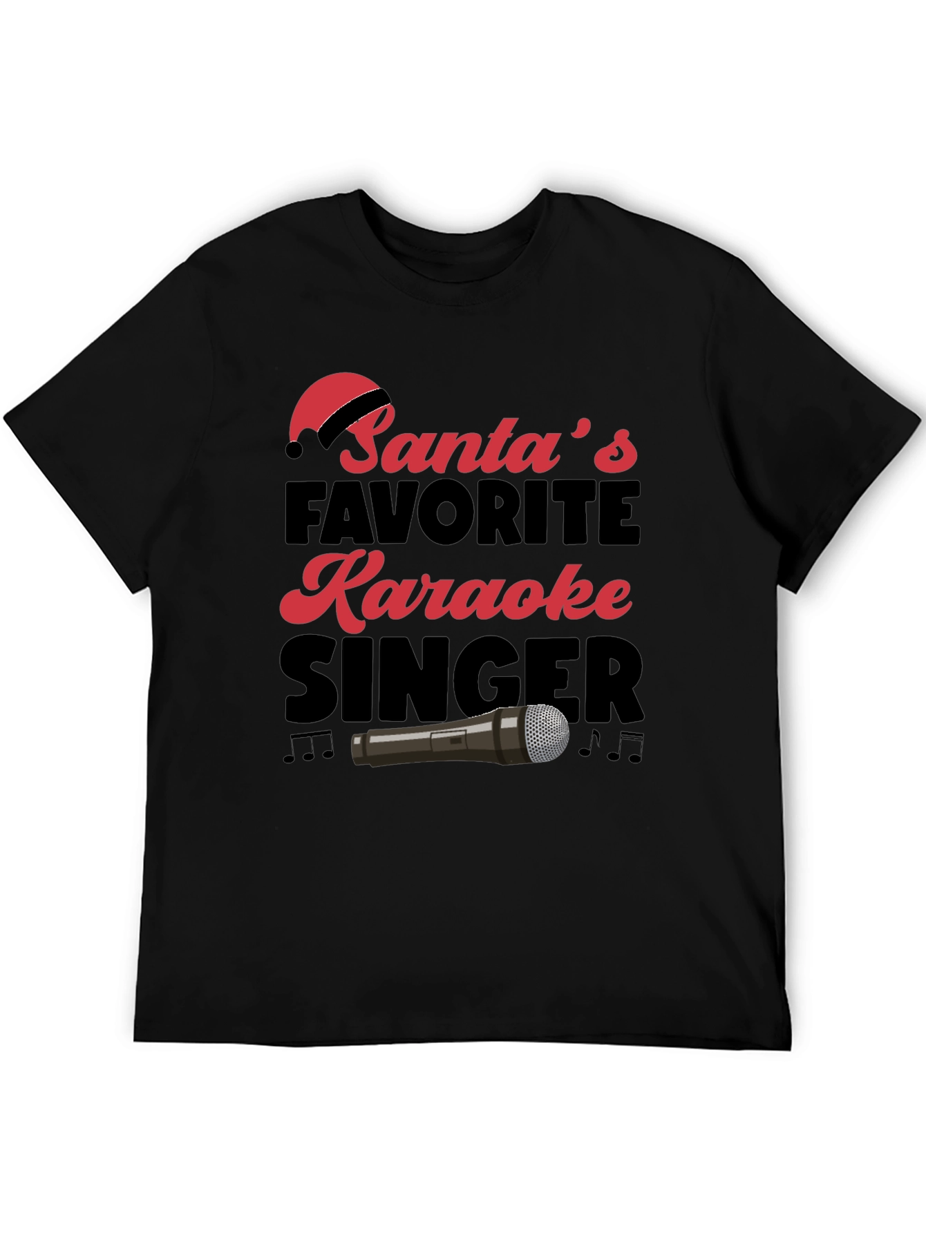 Santas Favorite Karaoke Singer T-Shirt