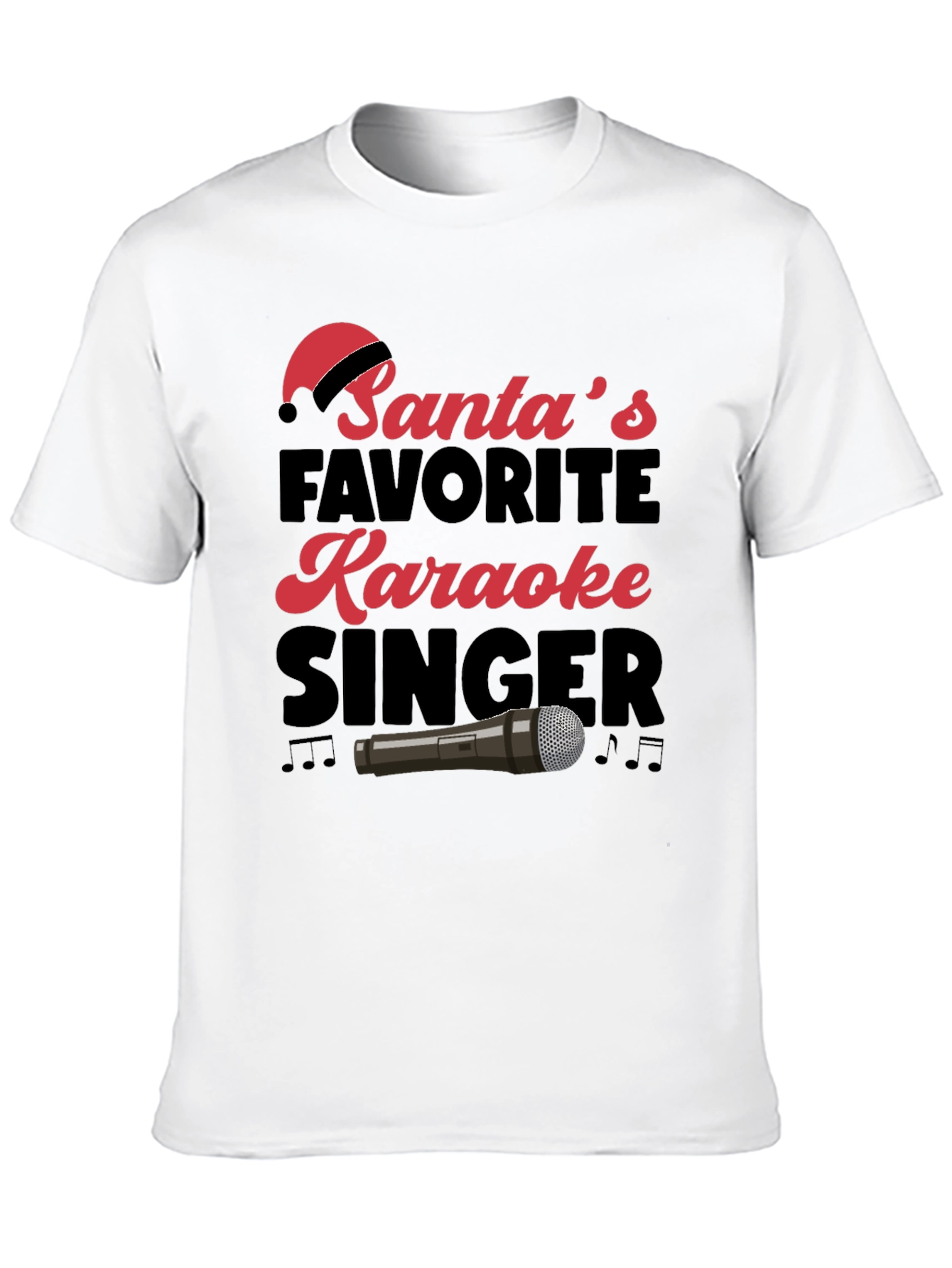 Santas Favorite Karaoke Singer T-Shirt