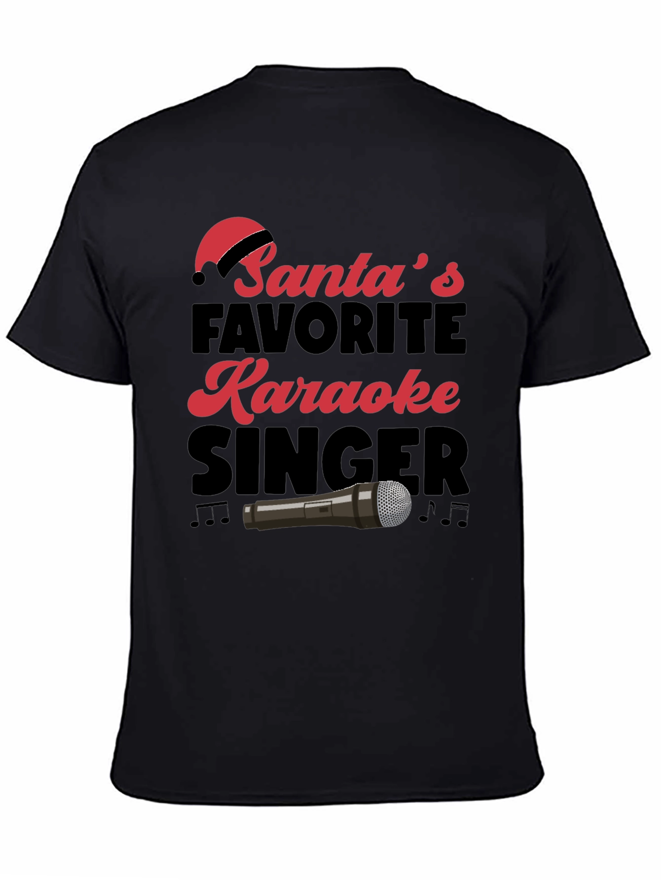 Santas Favorite Karaoke Singer T-Shirt