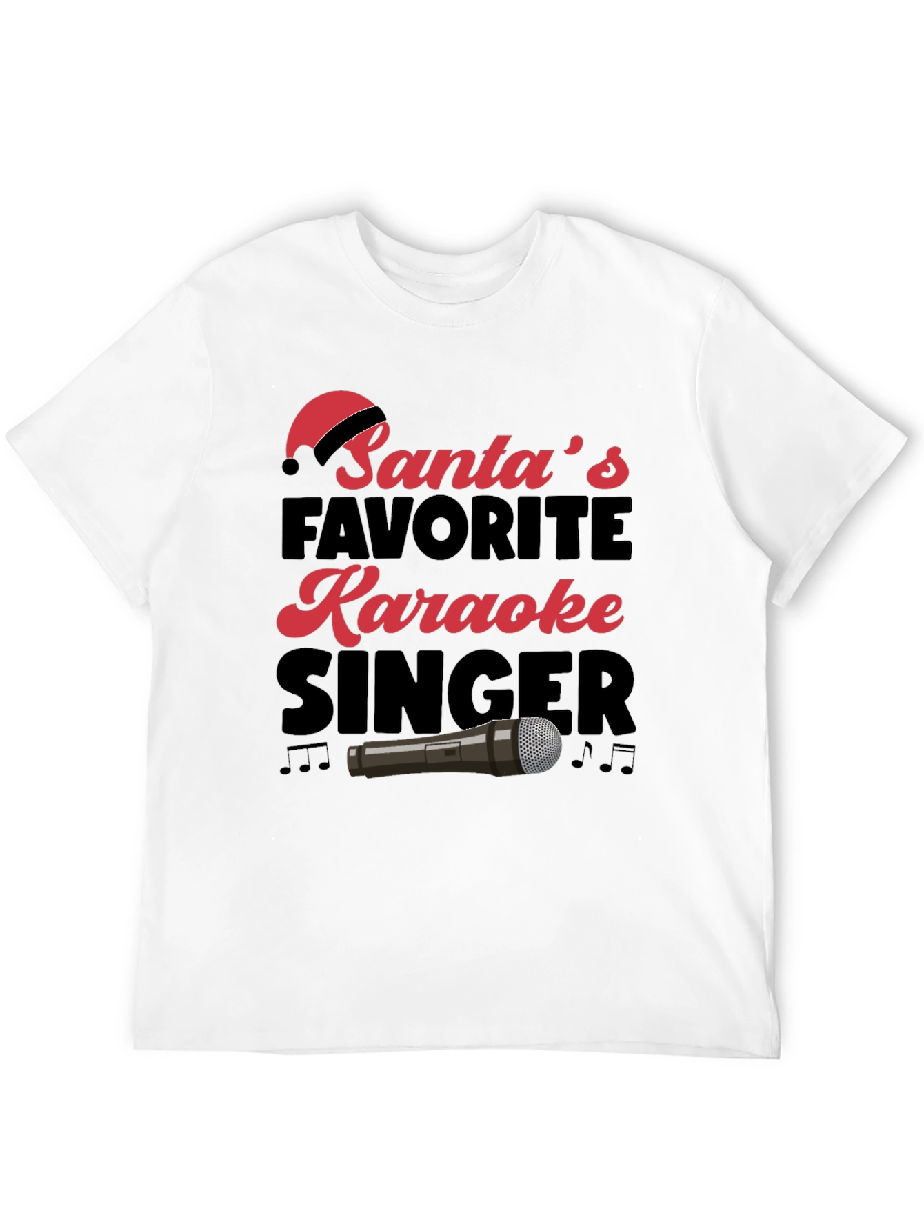 Santas Favorite Karaoke Singer T-Shirt