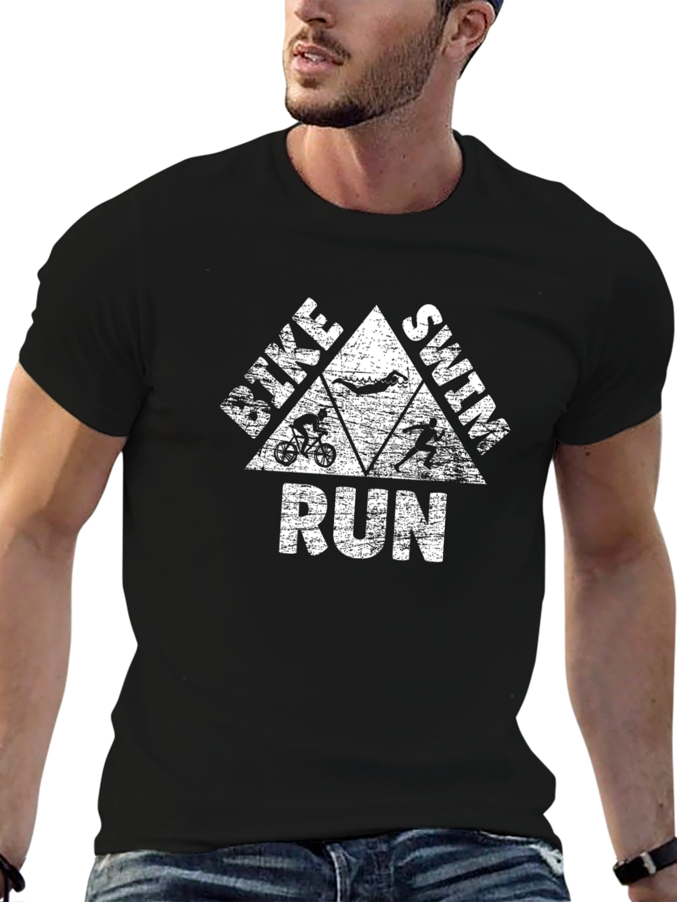 Triathlon T-Shirt: Bike Swim Run