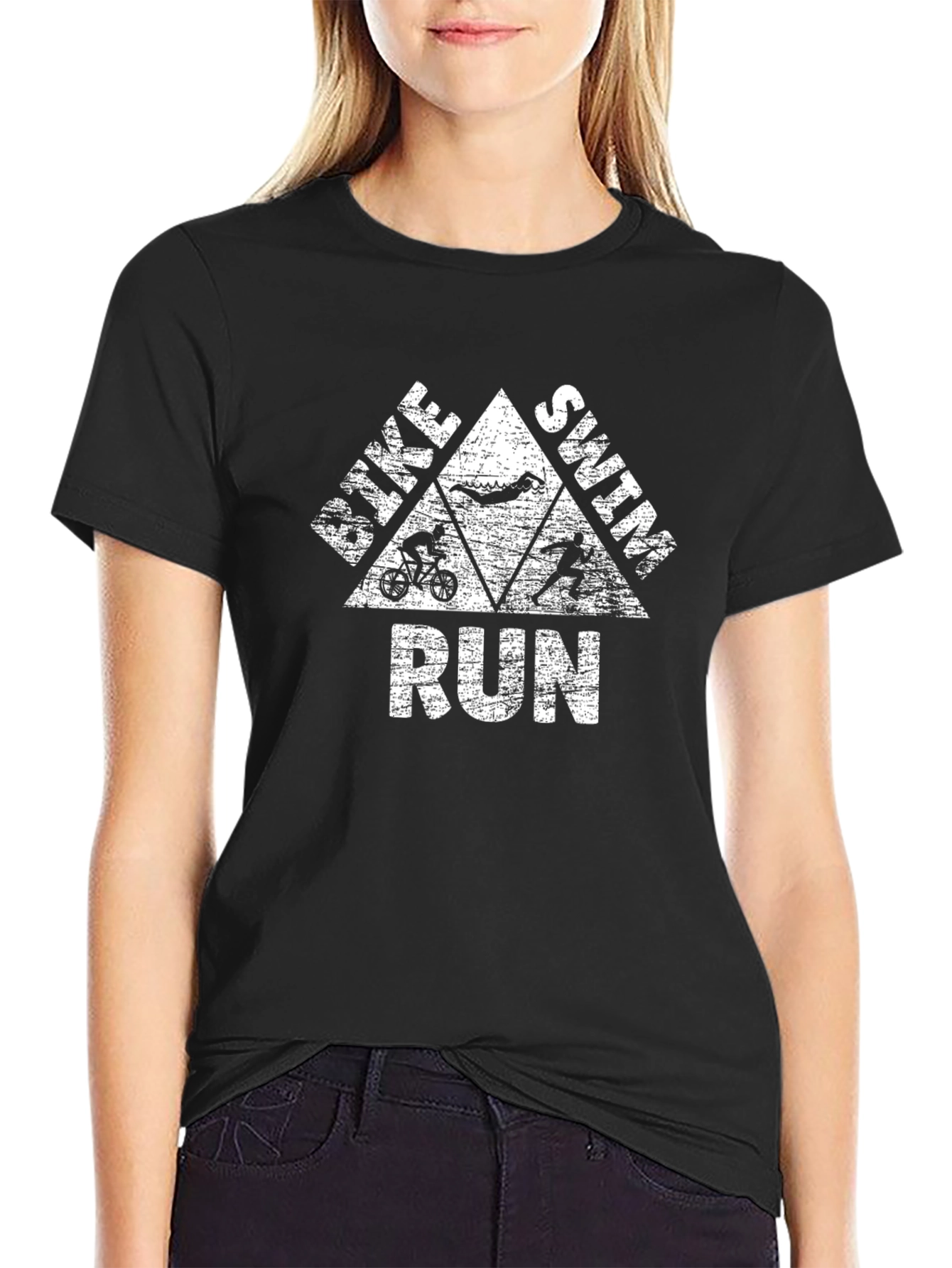 Triathlon T-Shirt: Bike Swim Run