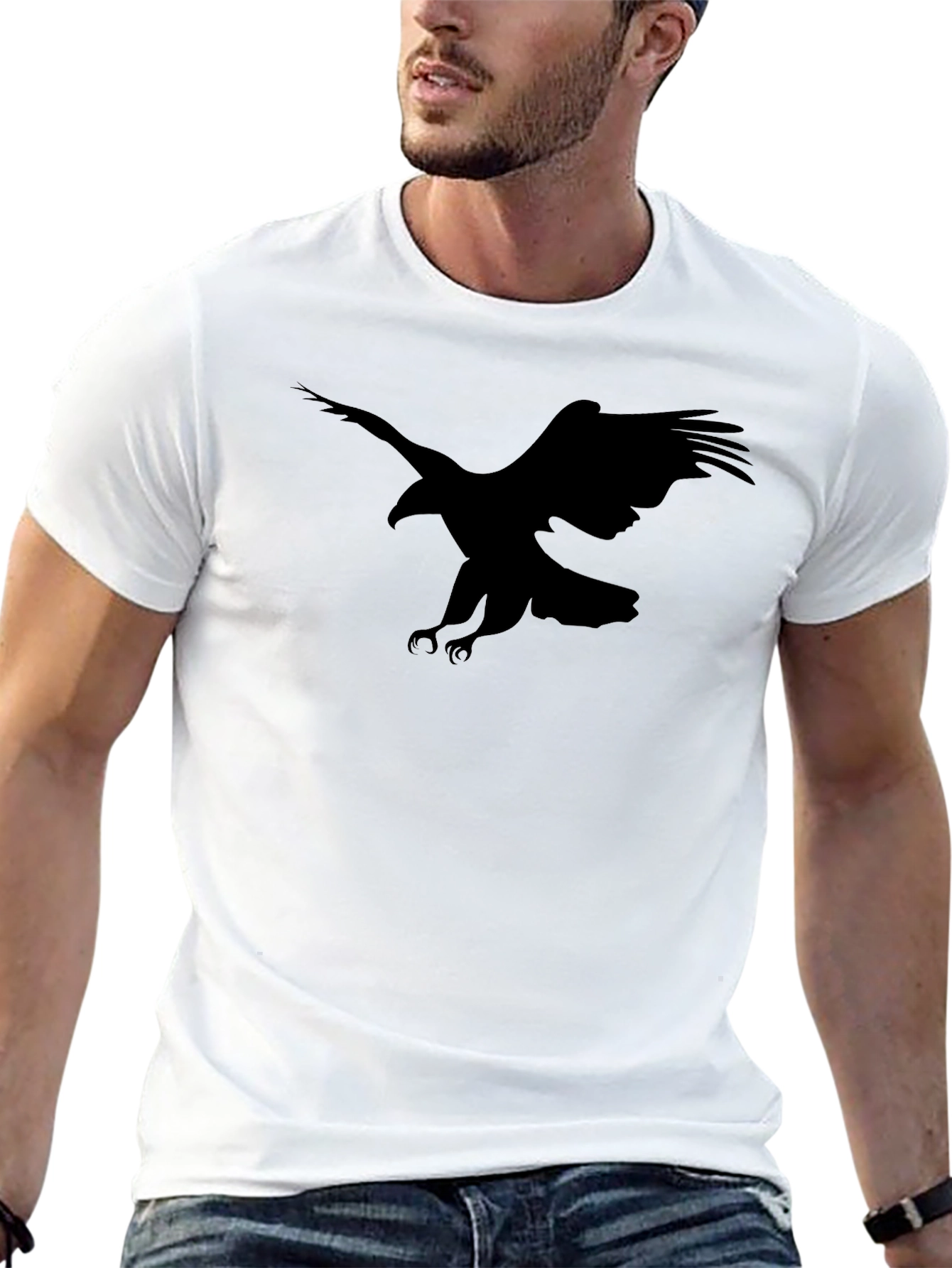 Black Eagle Graphic Tee - Stylish and Comfortable
