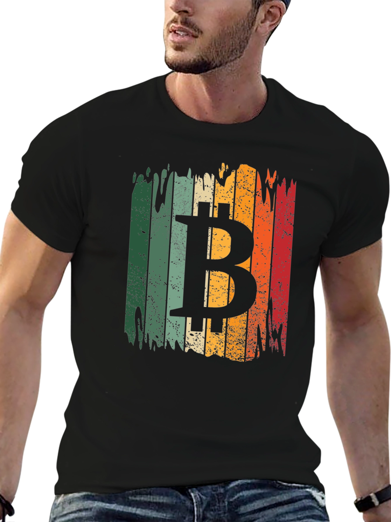 Bitcoin Retro T-Shirt - Cryptocurrency Tee