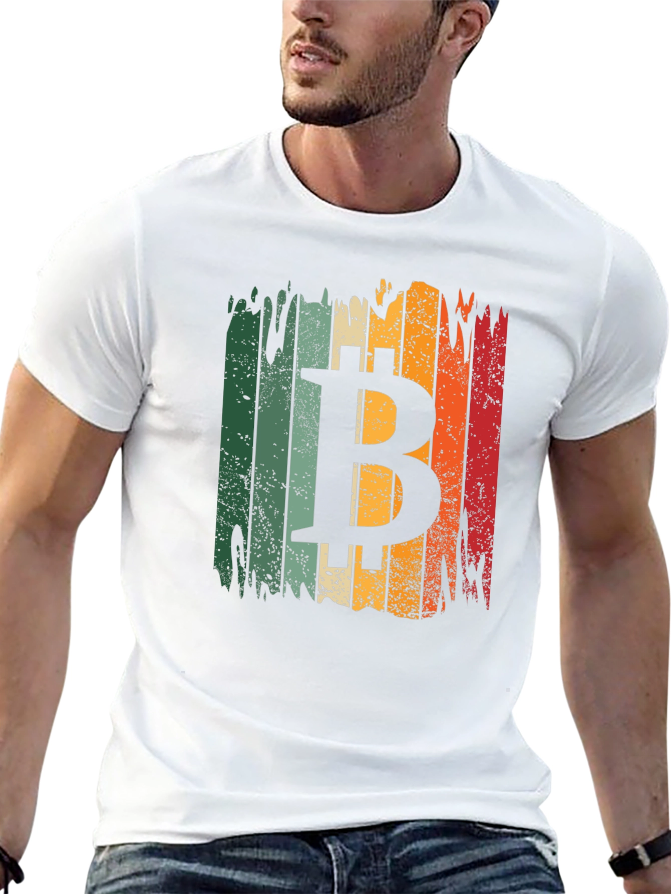 Bitcoin Retro T-Shirt - Cryptocurrency Tee