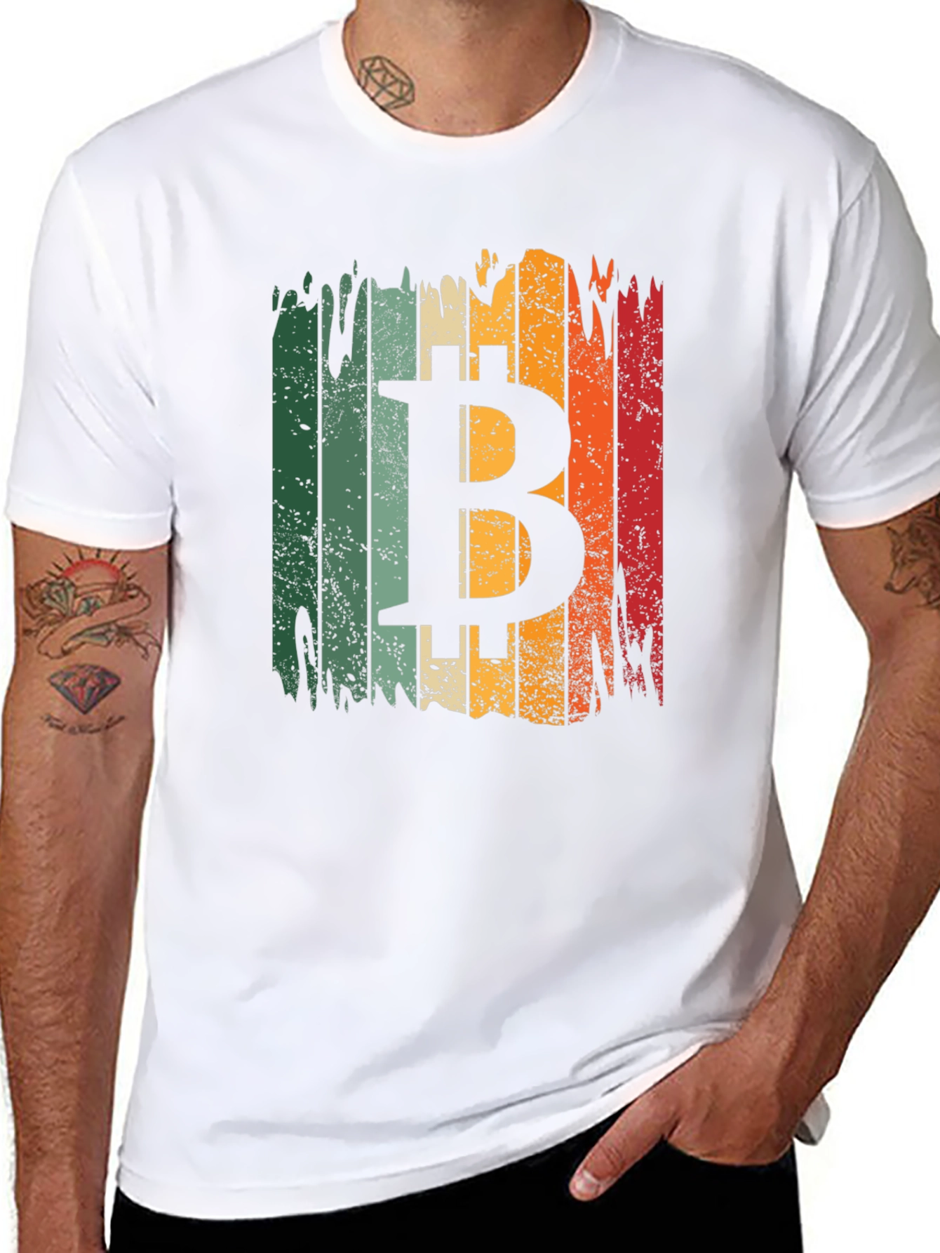 Bitcoin Retro T-Shirt - Cryptocurrency Tee