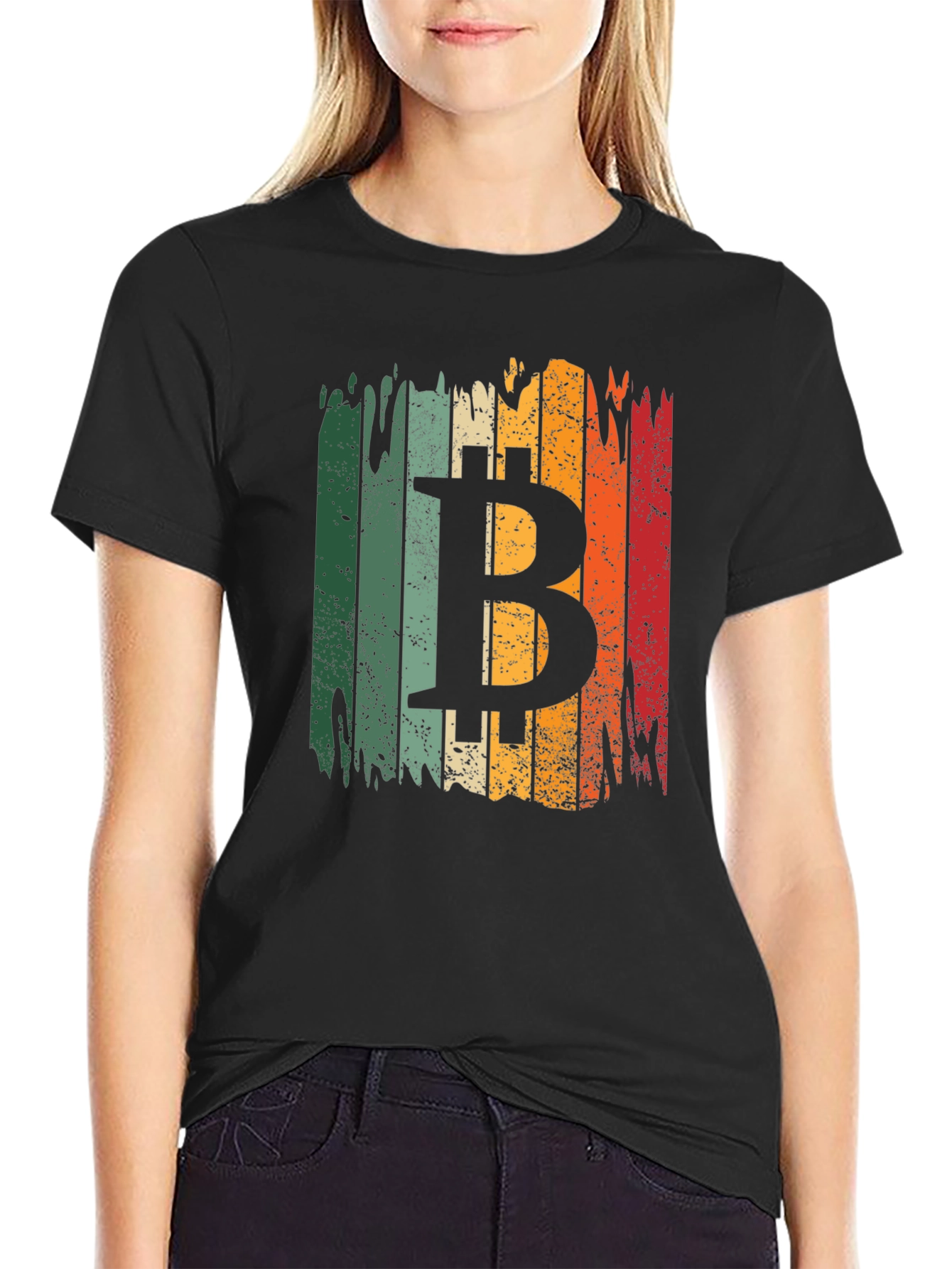 Bitcoin Retro T-Shirt - Cryptocurrency Tee