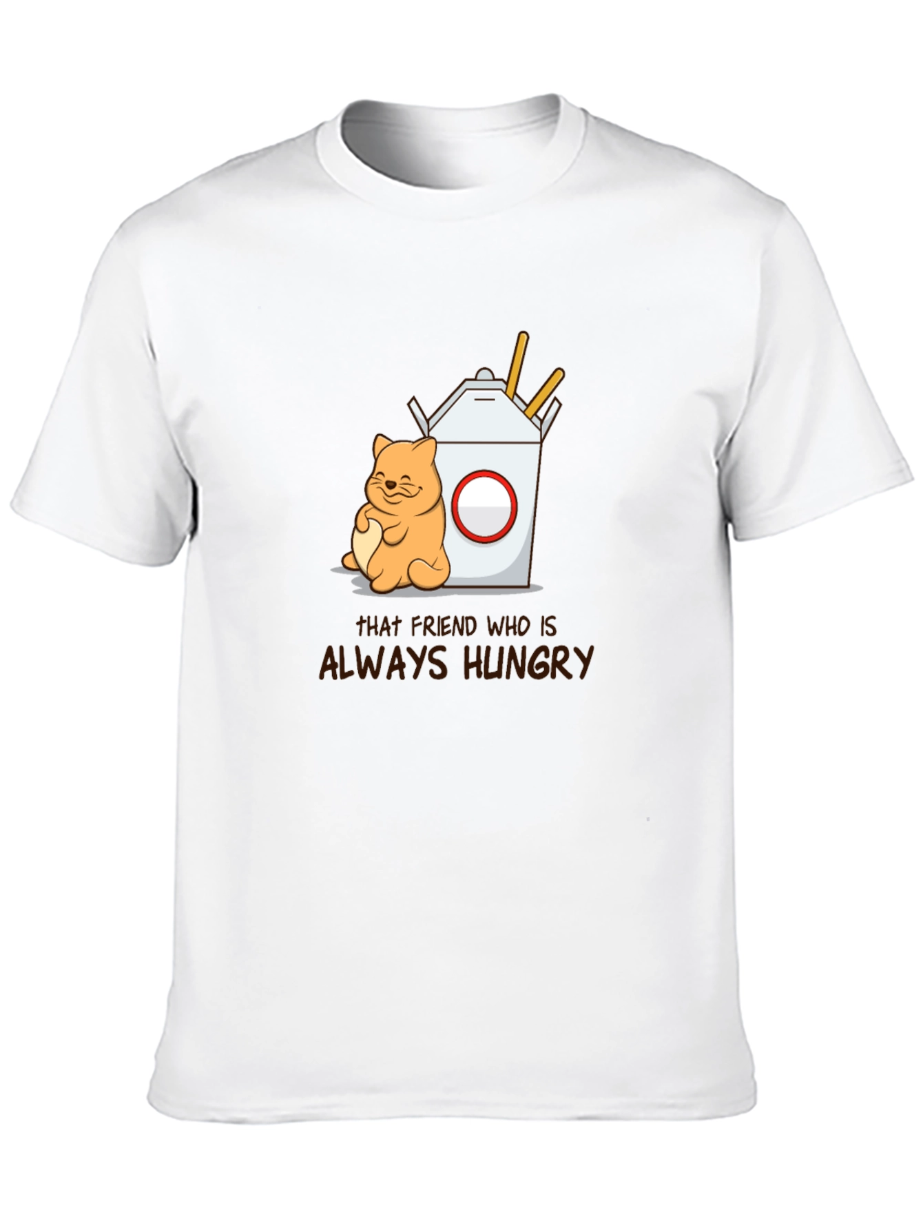 Always Hungry Funny Graphic Tee