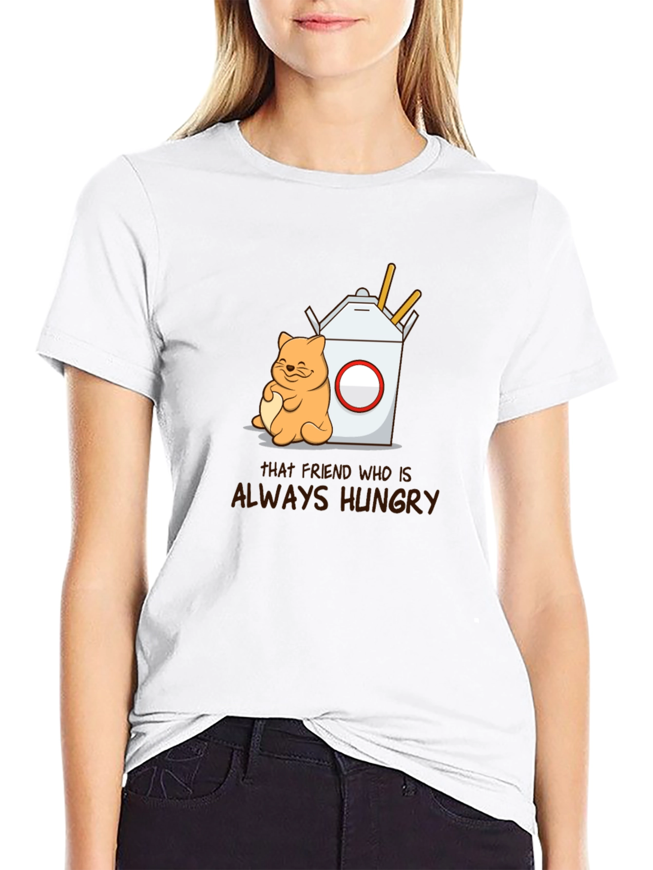 Always Hungry Funny Graphic Tee