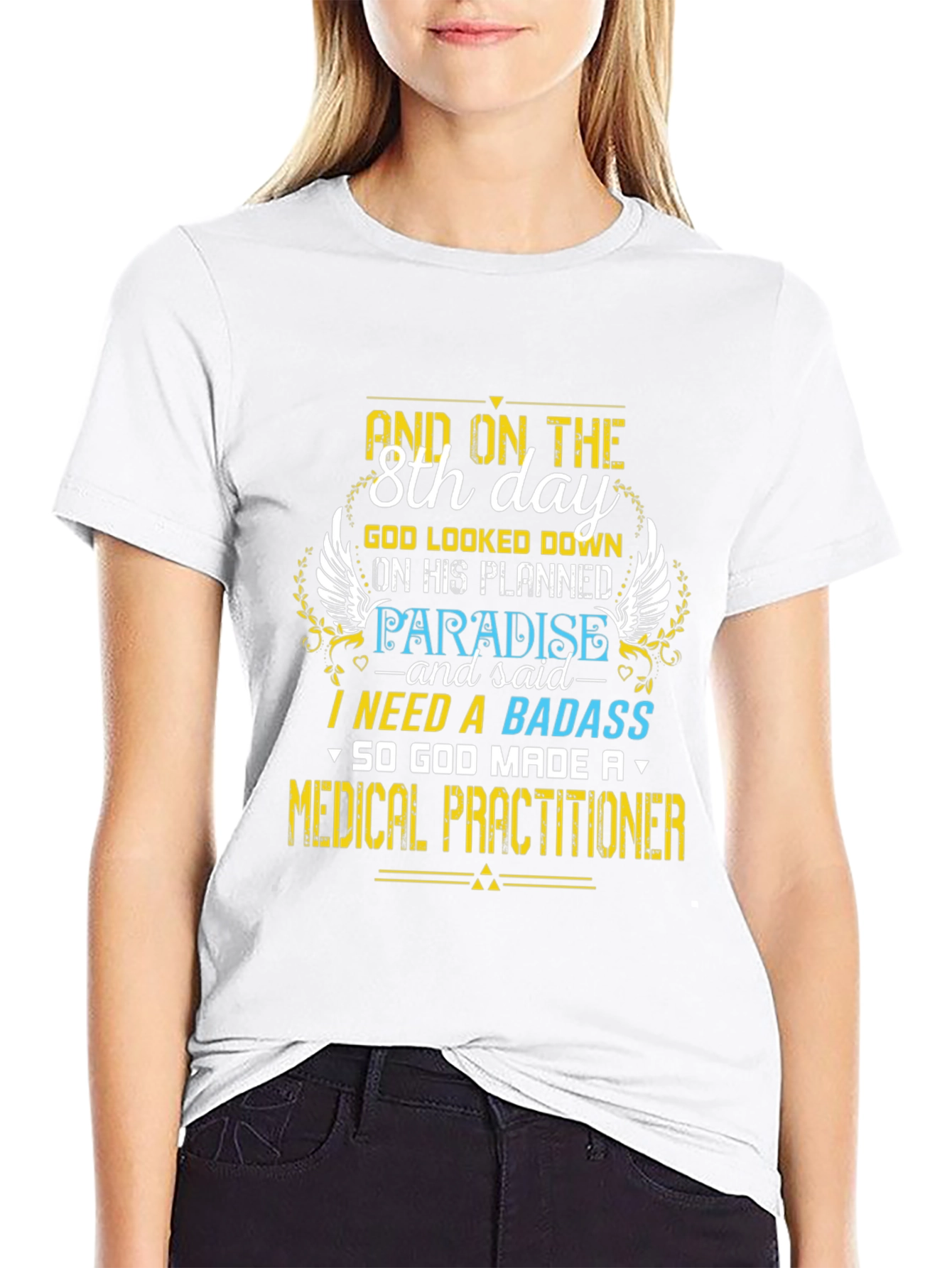 Badass Medical Practitioner Graphic T-Shirt