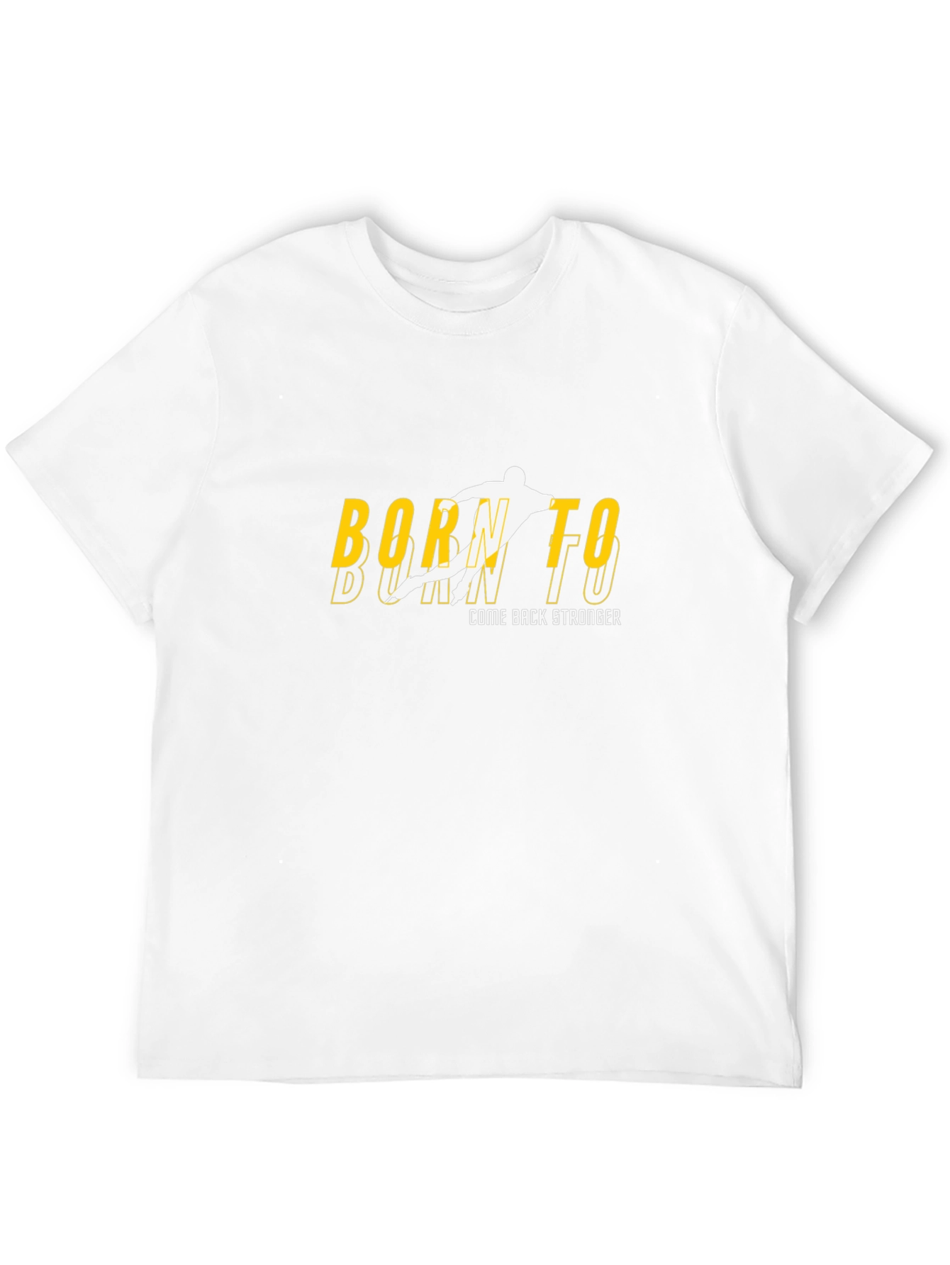 Born To Come Back Stronger Black T-Shirt