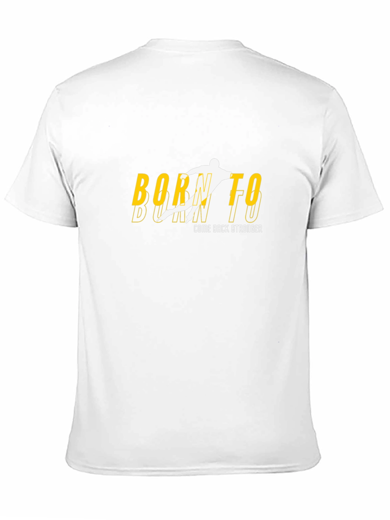 Born To Come Back Stronger Black T-Shirt