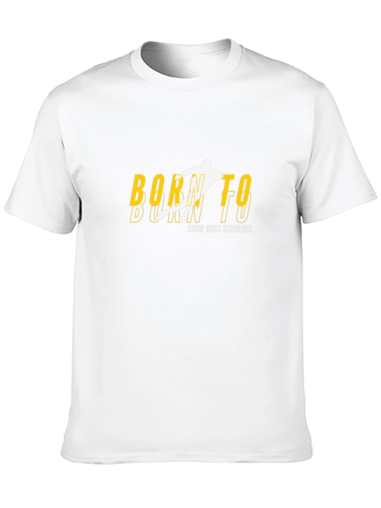 Born To Come Back Stronger Black T-Shirt