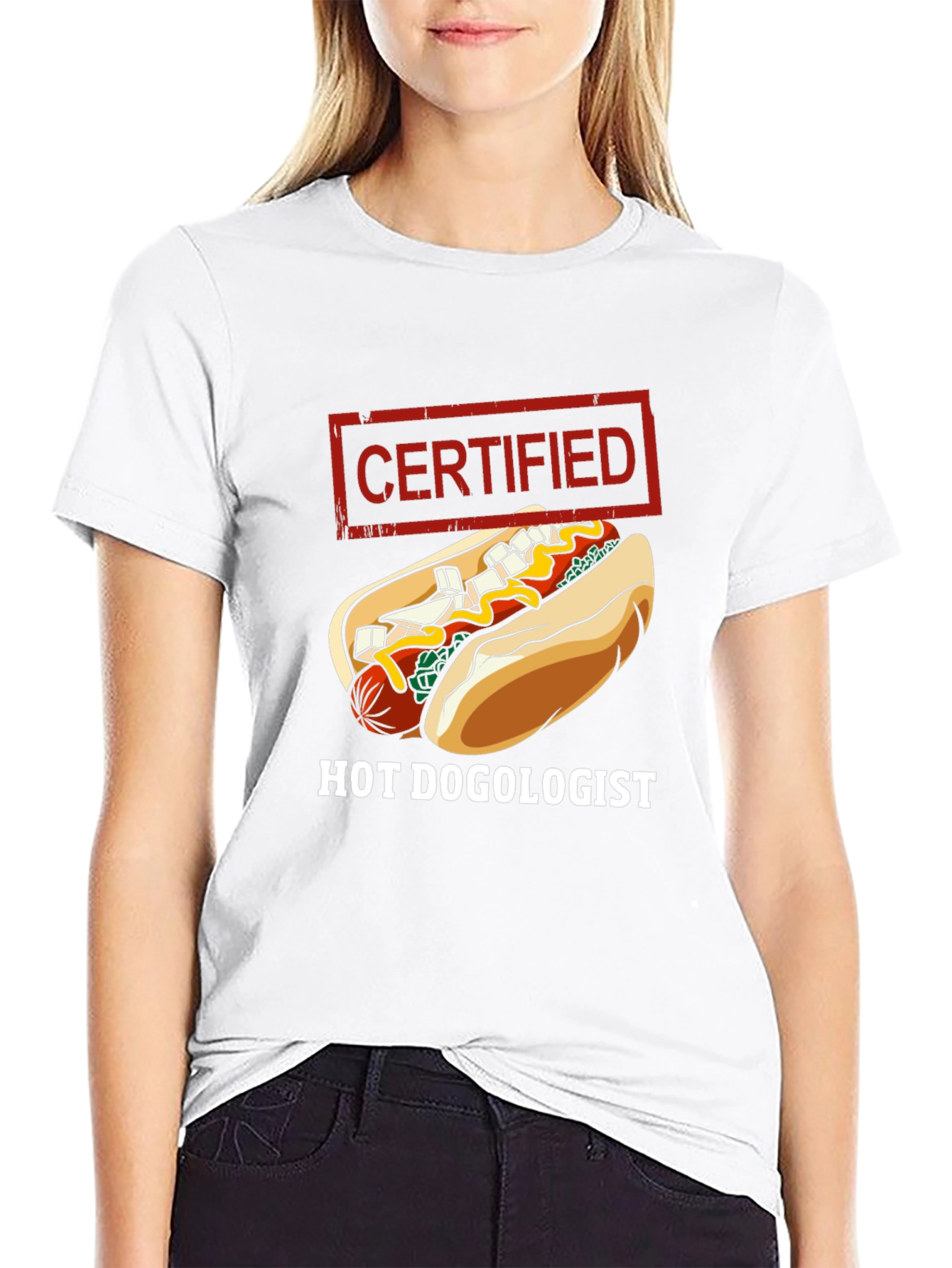 Certified Hot Dogologist Graphic T-Shirt