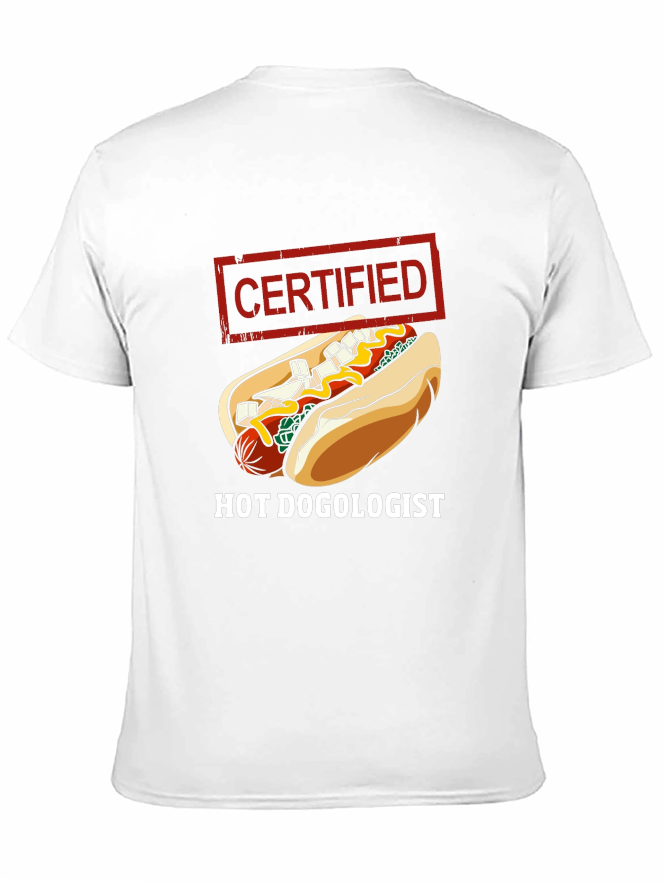 Certified Hot Dogologist Graphic T-Shirt