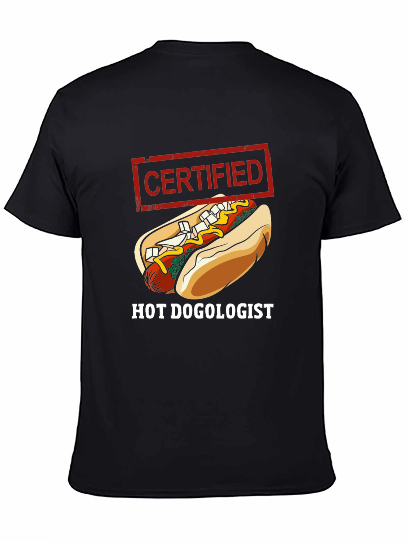 Certified Hot Dogologist Graphic T-Shirt