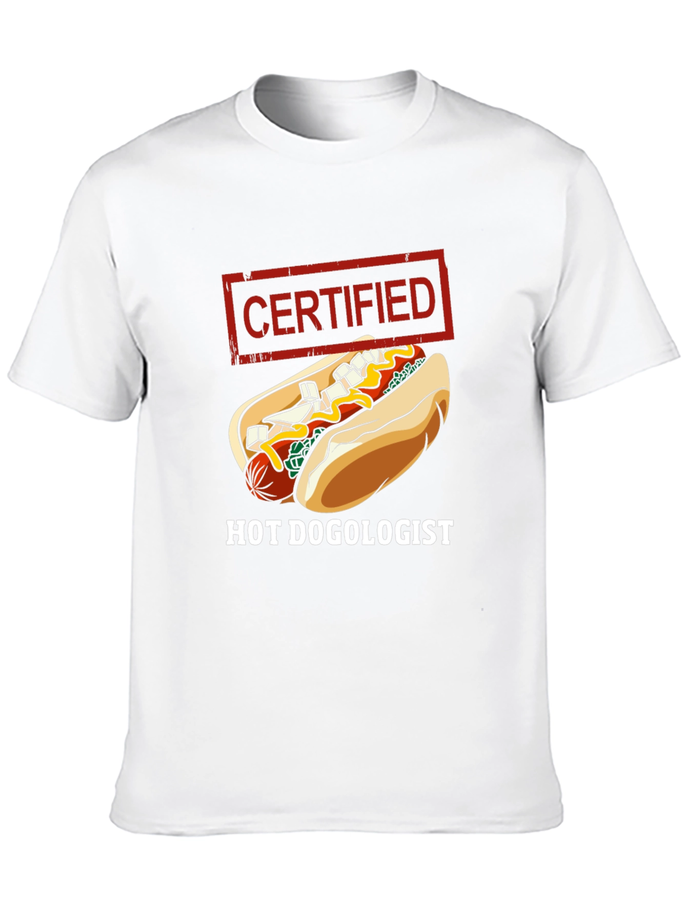 Certified Hot Dogologist Graphic T-Shirt