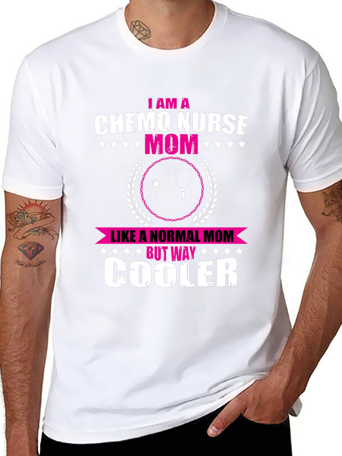 Chemo Nurse Mom T-Shirt - Unique Design