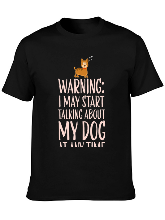 Warning Dog Talk T-Shirt