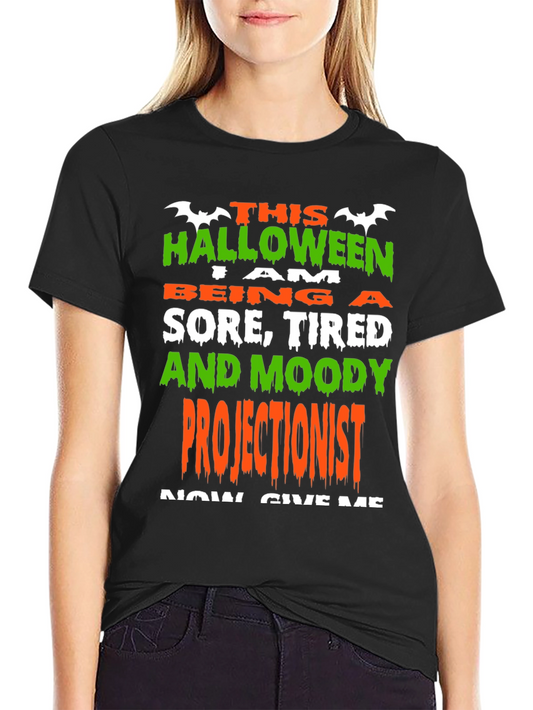 Halloween Projectionist T-Shirt
