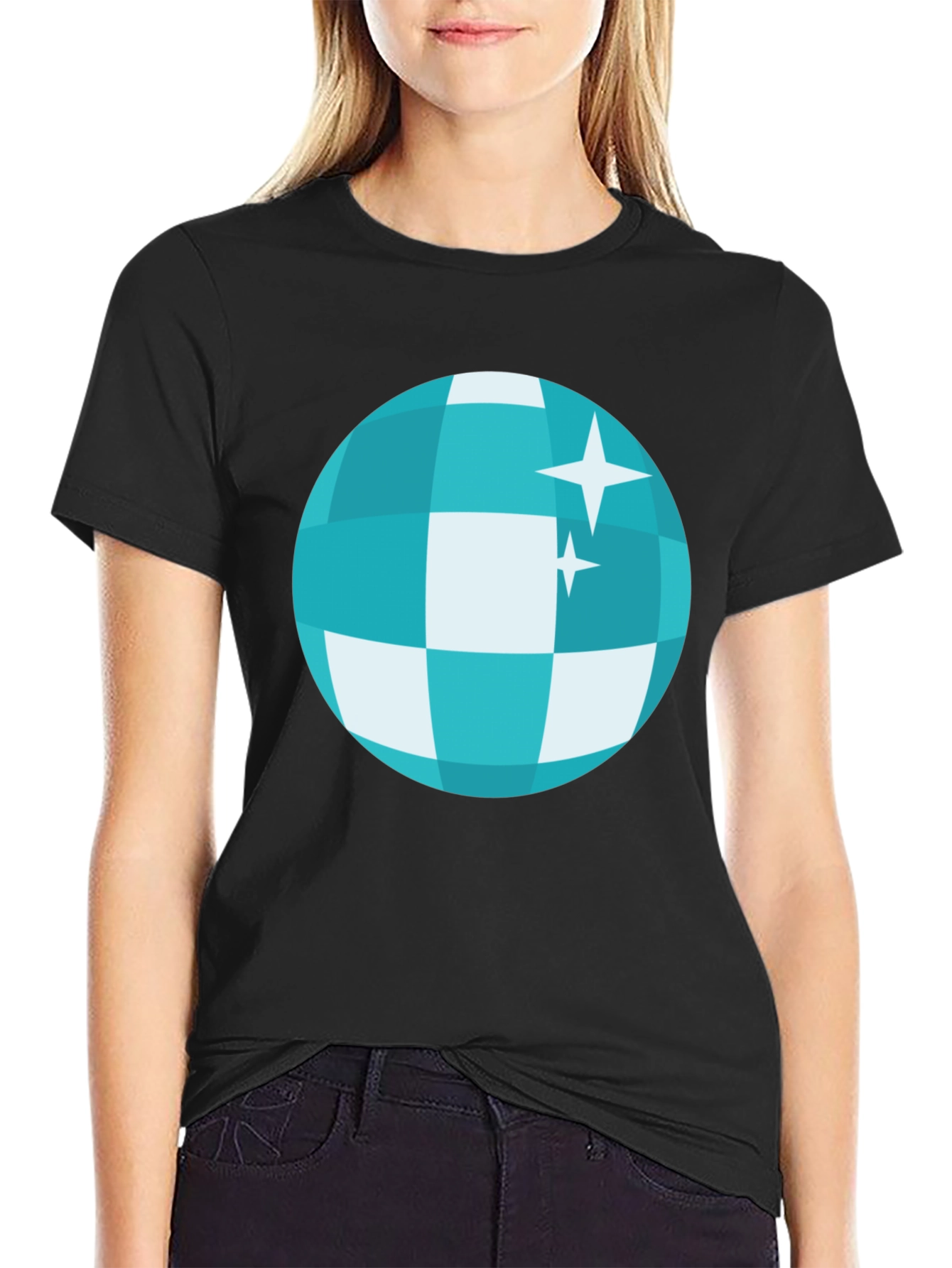 Disco Ball Graphic Tee - Party Ready!