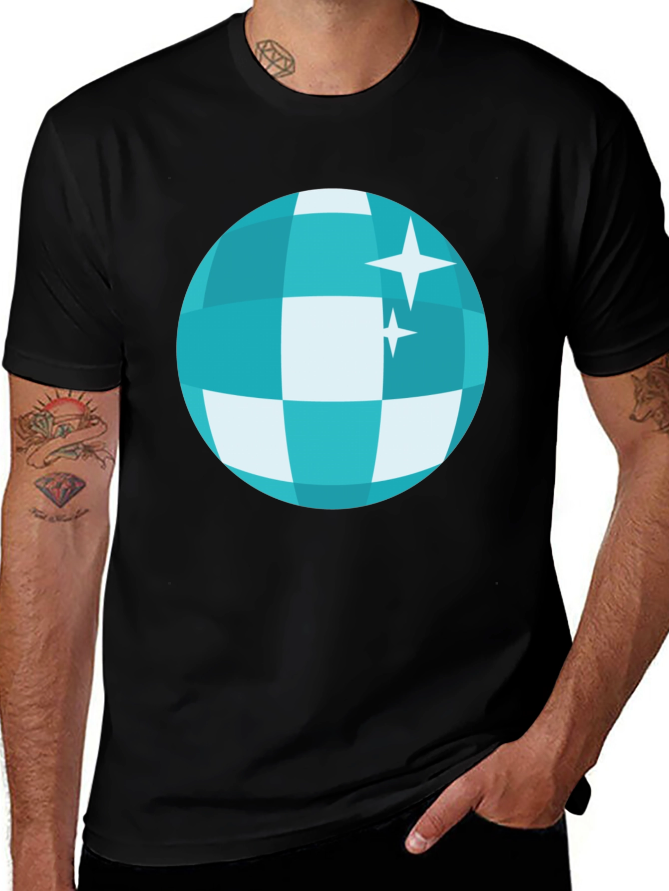 Disco Ball Graphic Tee - Party Ready!
