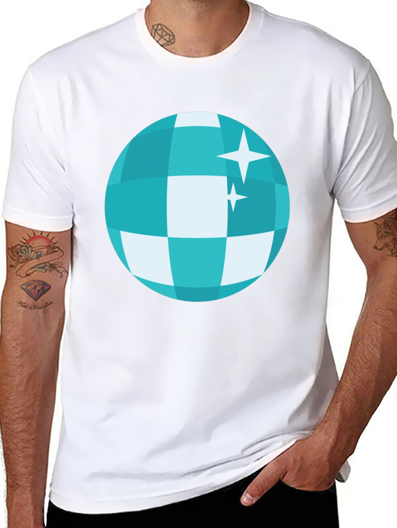 Disco Ball Graphic Tee - Party Ready!