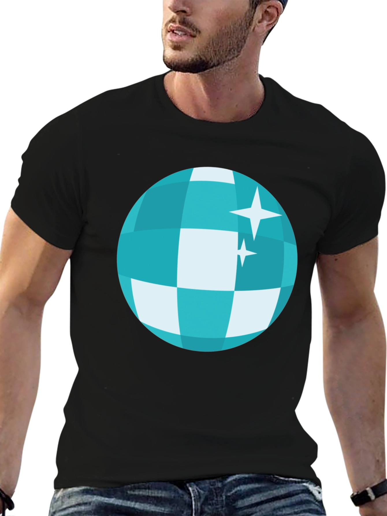 Disco Ball Graphic Tee - Party Ready!