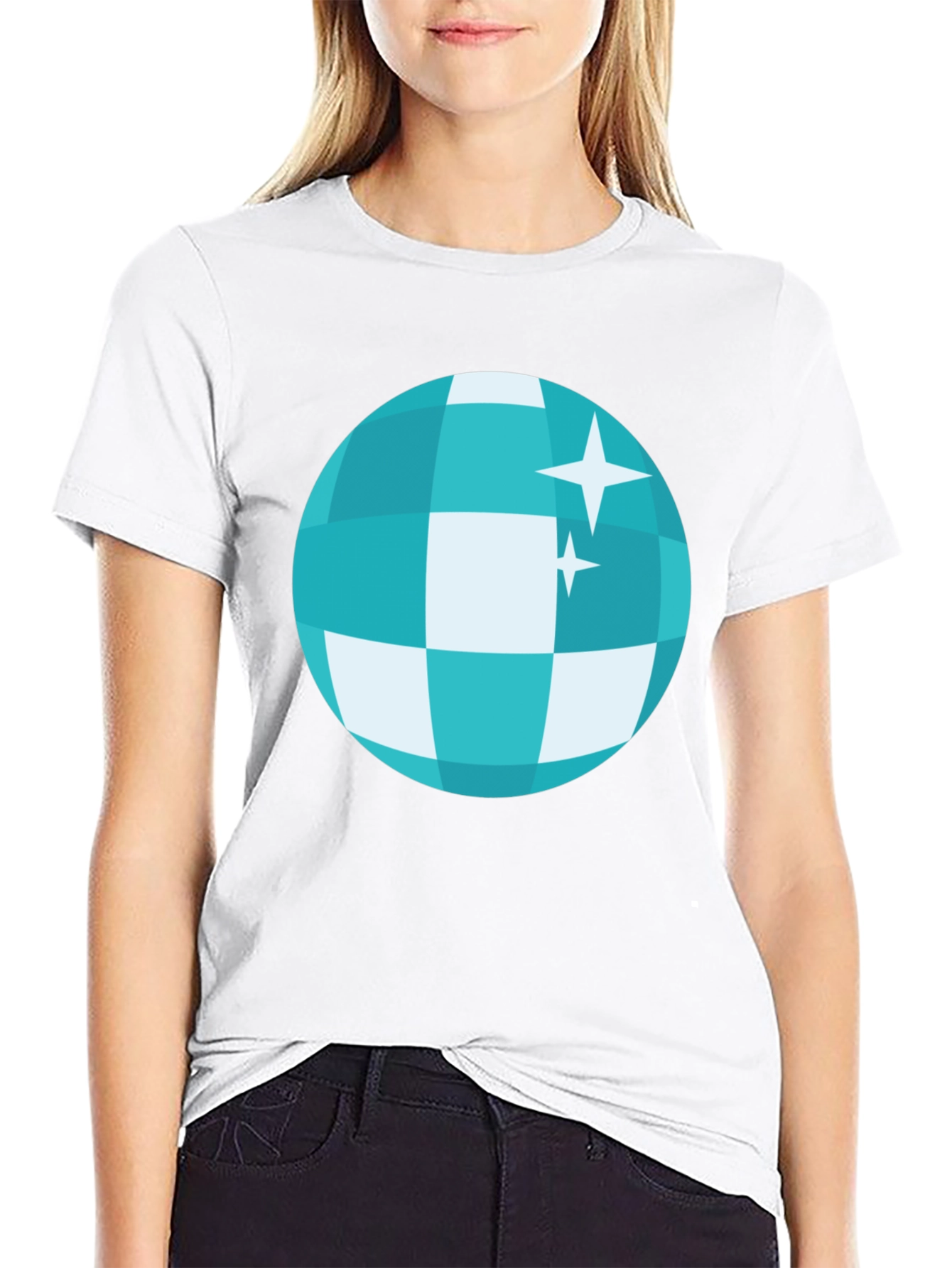 Disco Ball Graphic Tee - Party Ready!