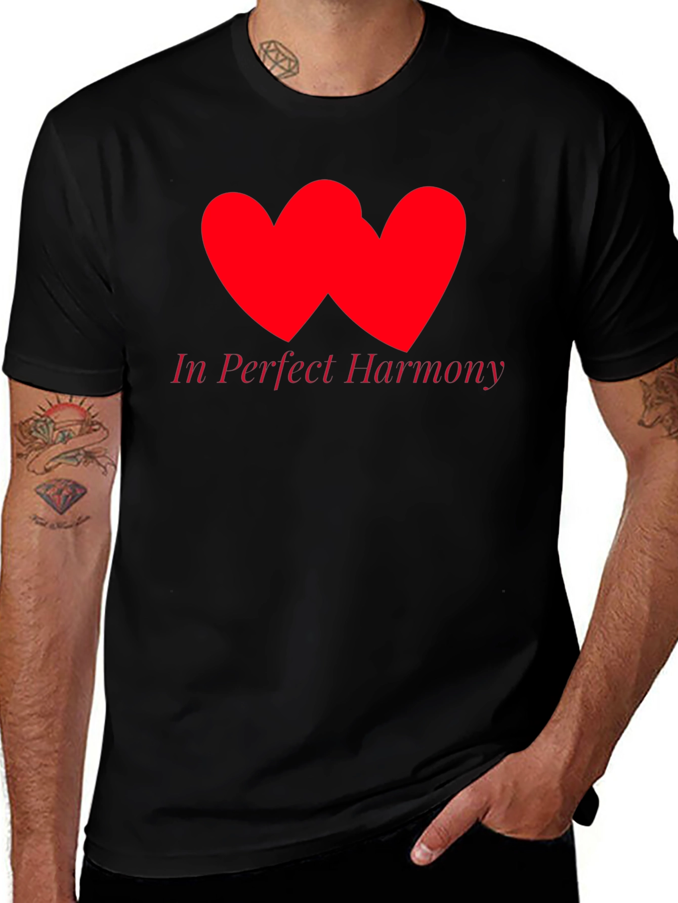 In Perfect Harmony Black T-Shirt