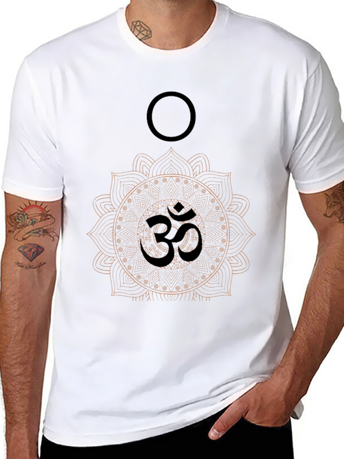 Om Mandala T-Shirt - Spiritual Design
