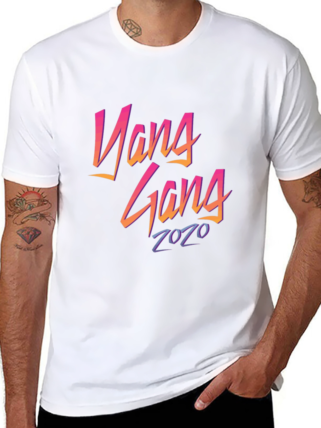 Yang Gang 2020 Black T-Shirt