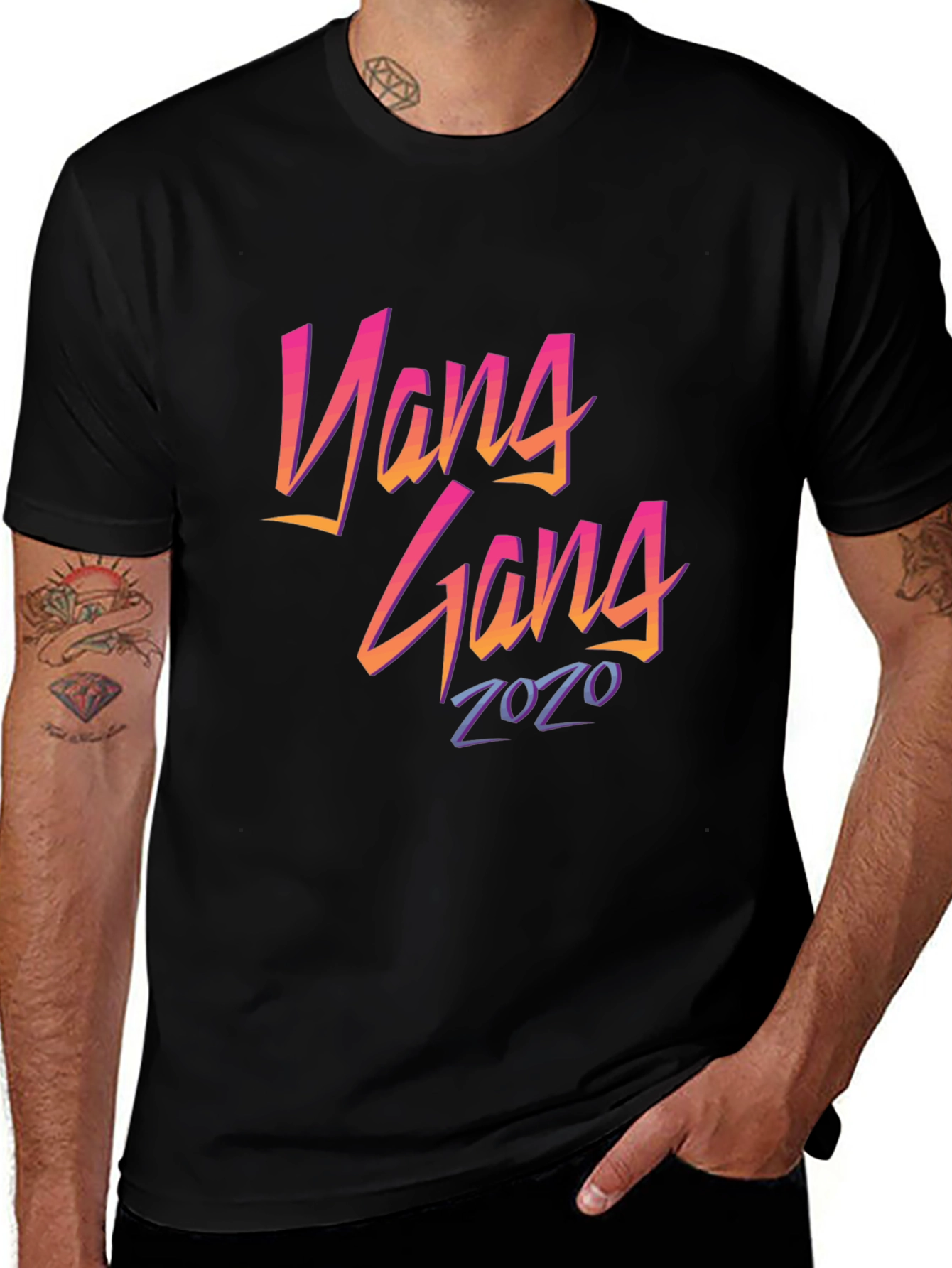 Yang Gang 2020 Black T-Shirt