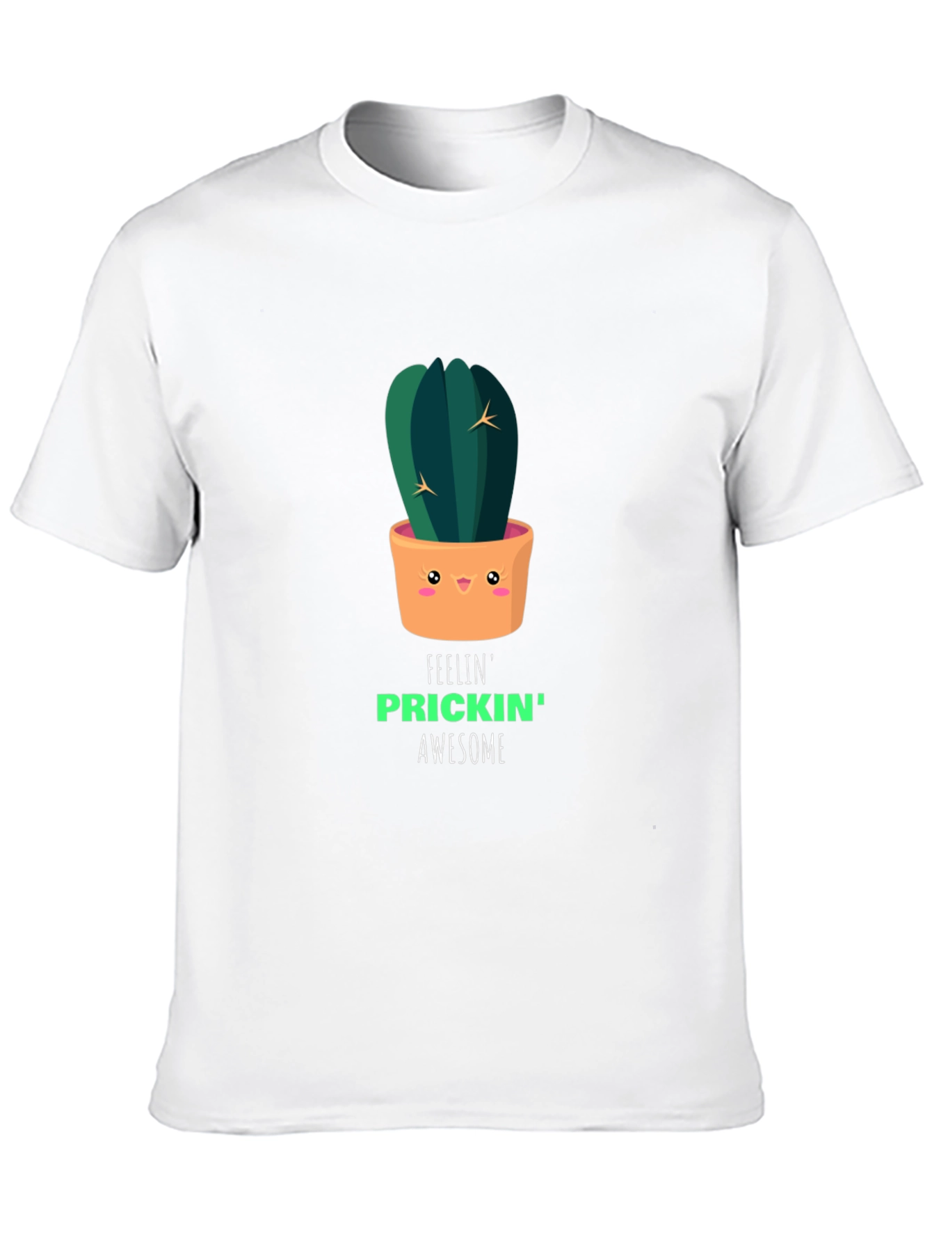 Prickin Awesome Cactus Graphic Tee